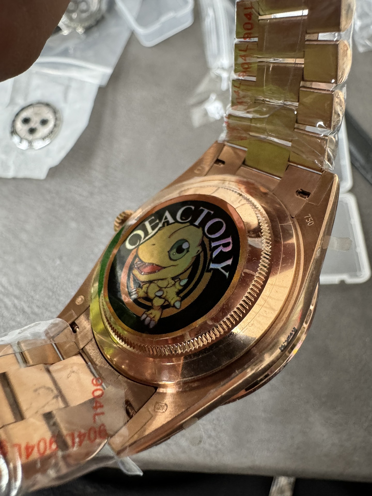 Super Clone Rolex 1:1 Day-Date 40 228345RBR Black Dial Diamond Bezel Roman Markers Watch