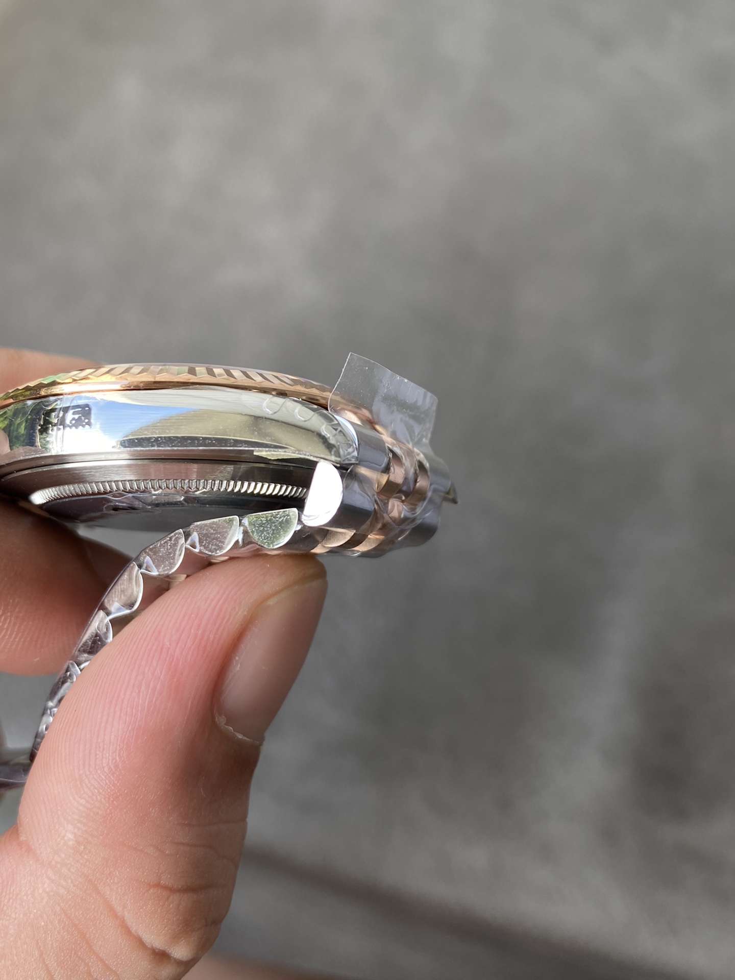 Super Clone Rolex 1:1 Datejust 41mm White Motif Dial Rose Gold Two-Tone Jubilee Bracelet – 3235 Movement