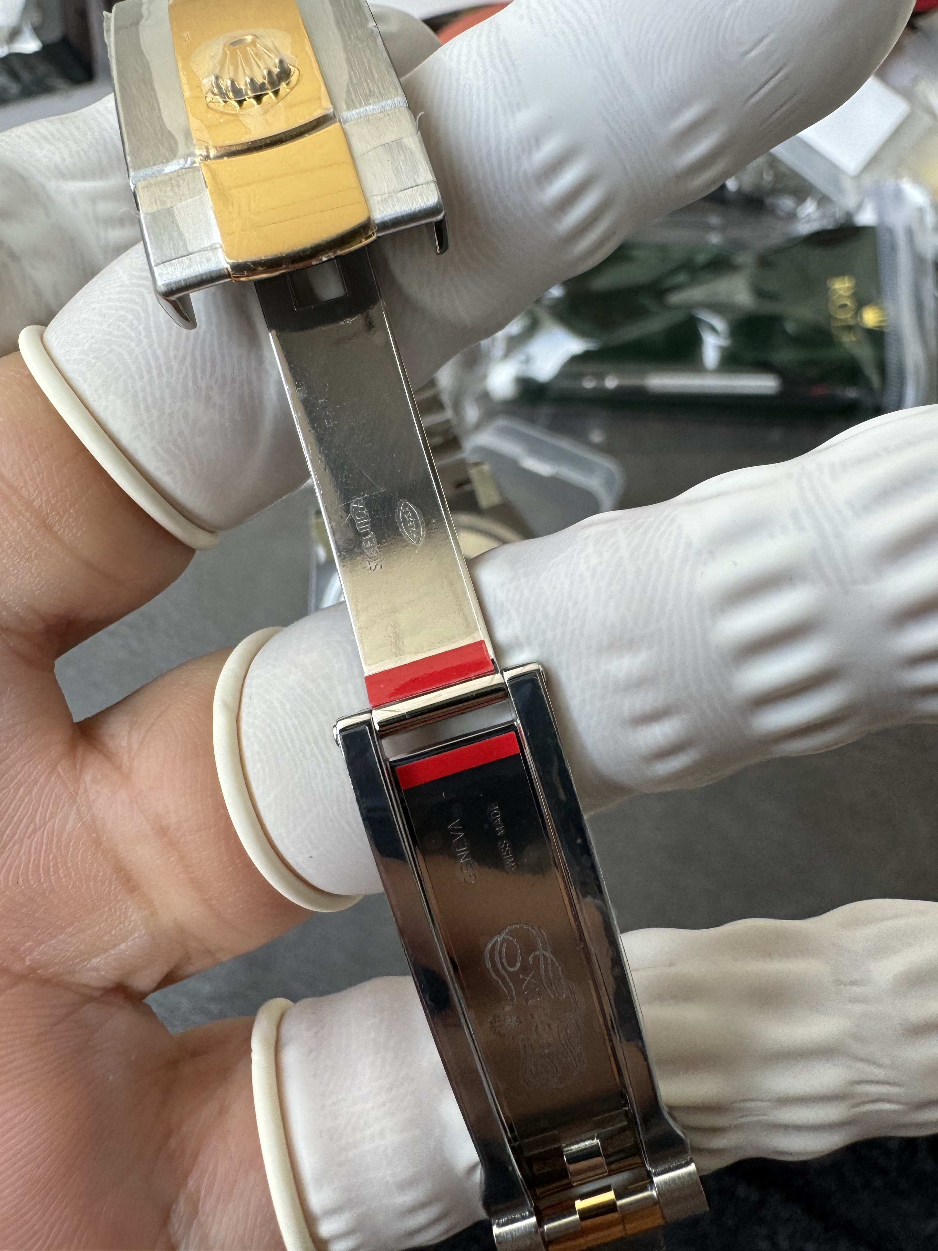 Super Clone 1:1 Rolex Datejust 36mm Olive Green Roman Dial Diamond Bezel – Ref. m126233 | 3235 Movement | Two-Tone Jubilee Bracelet