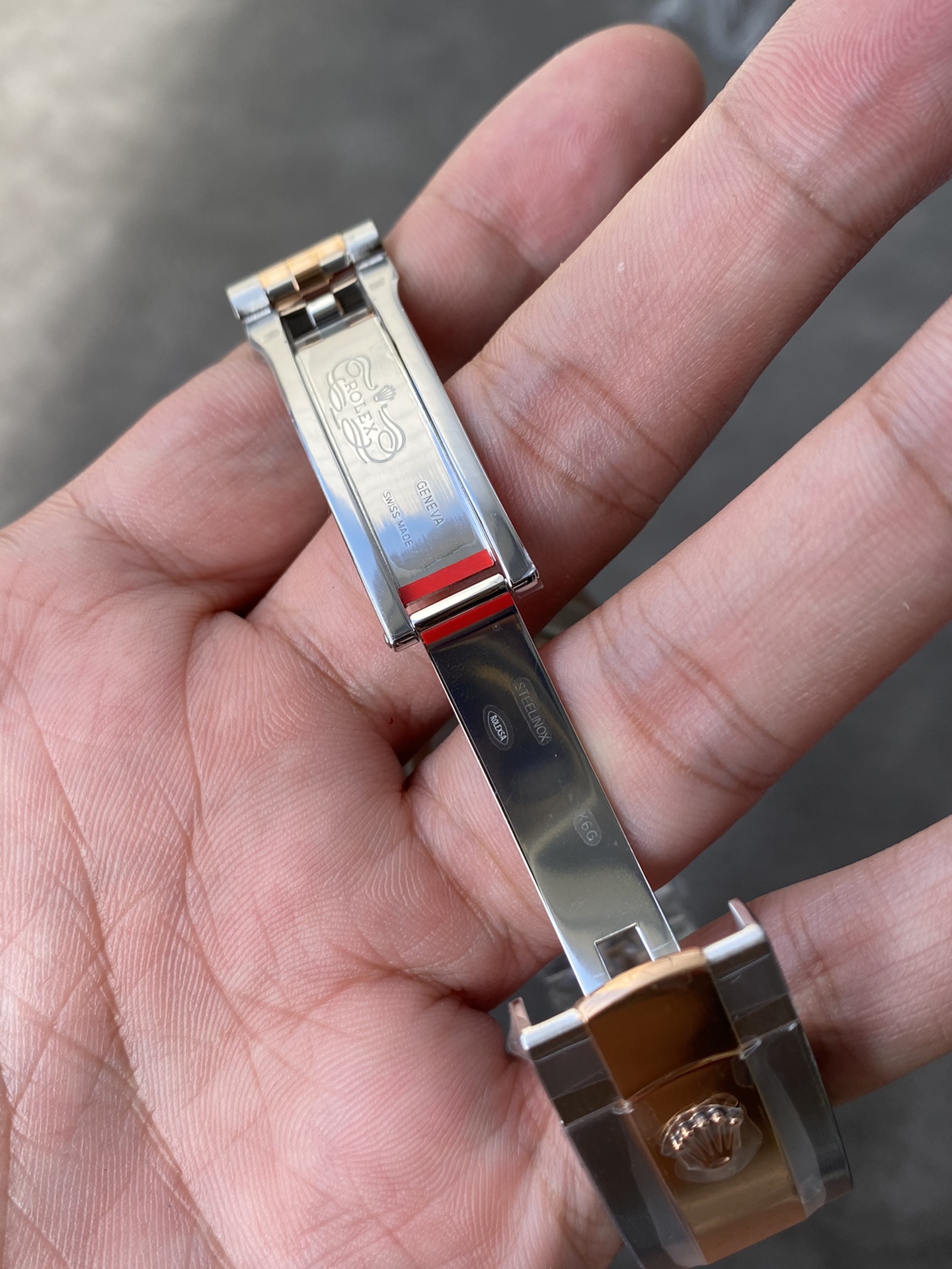 Super Clone Rolex 1:1 Datejust 41mm Grey Motif Dial Rose Gold Two-Tone Jubilee Bracelet – 3235 Movement