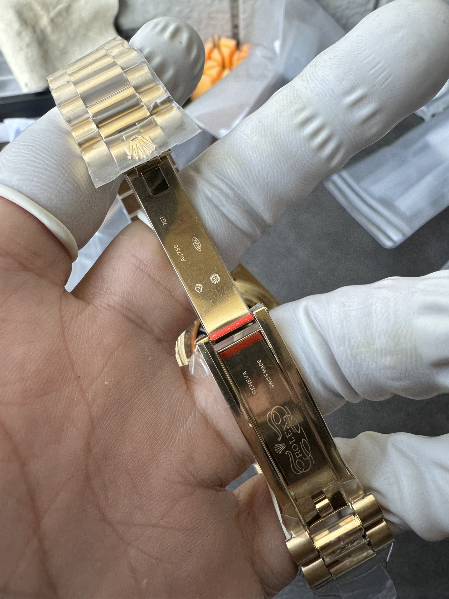 Super Clone Rolex 1:1 Day-Date 228348RBR Black Dial Diamond Bezel Watch