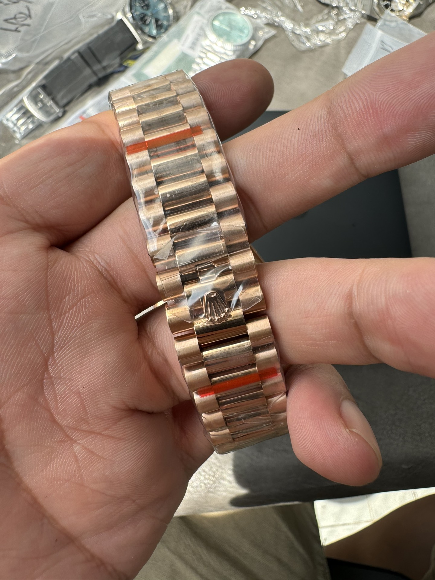 Super Clone Rolex 1:1 Day-Date 40 228235 Chocolate Dial Everose Gold President Watch