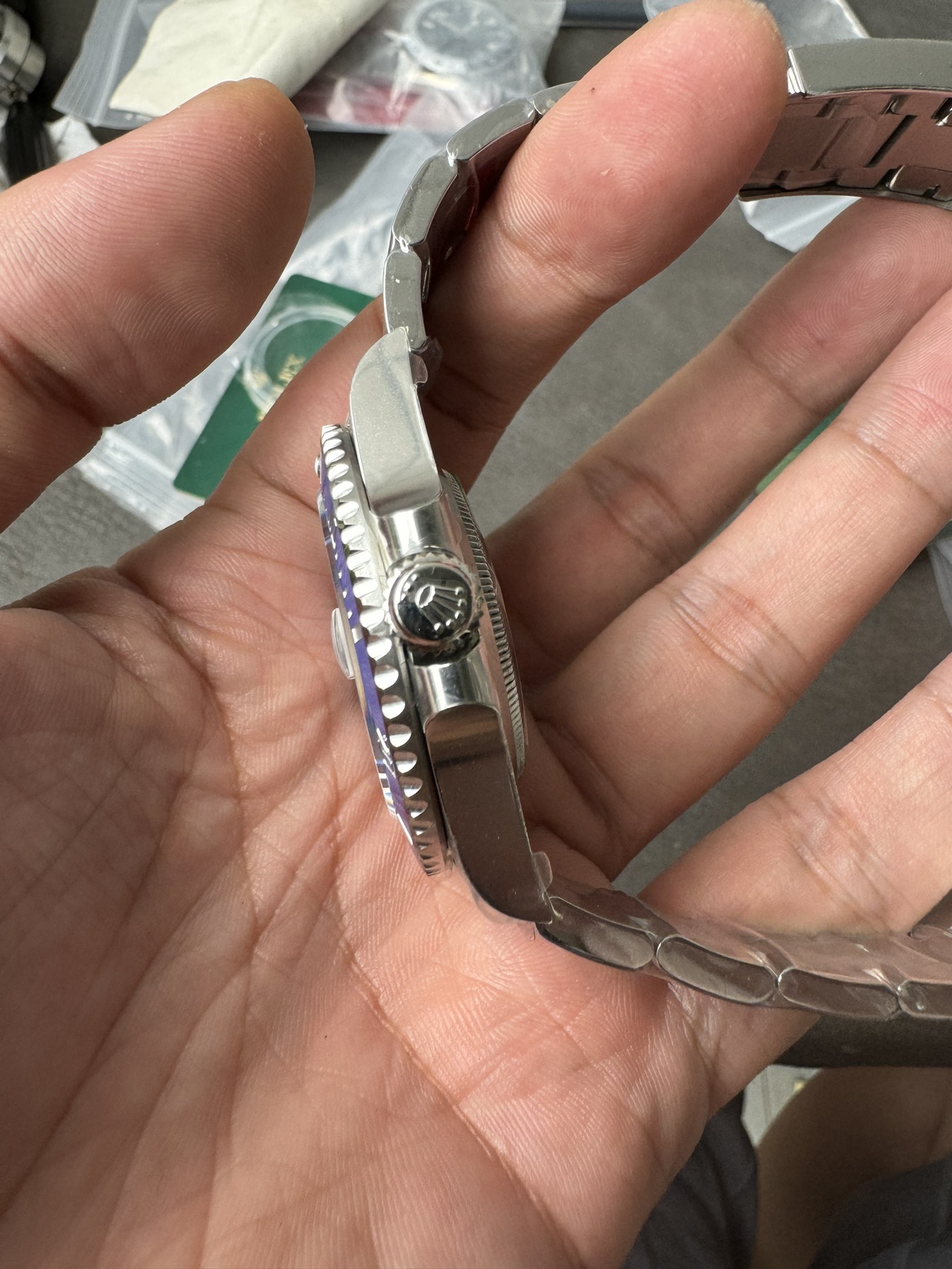 Rolex Submariner Date 126619LB Stainless Steel 'Cookie Monster' (41mm) Super Clone