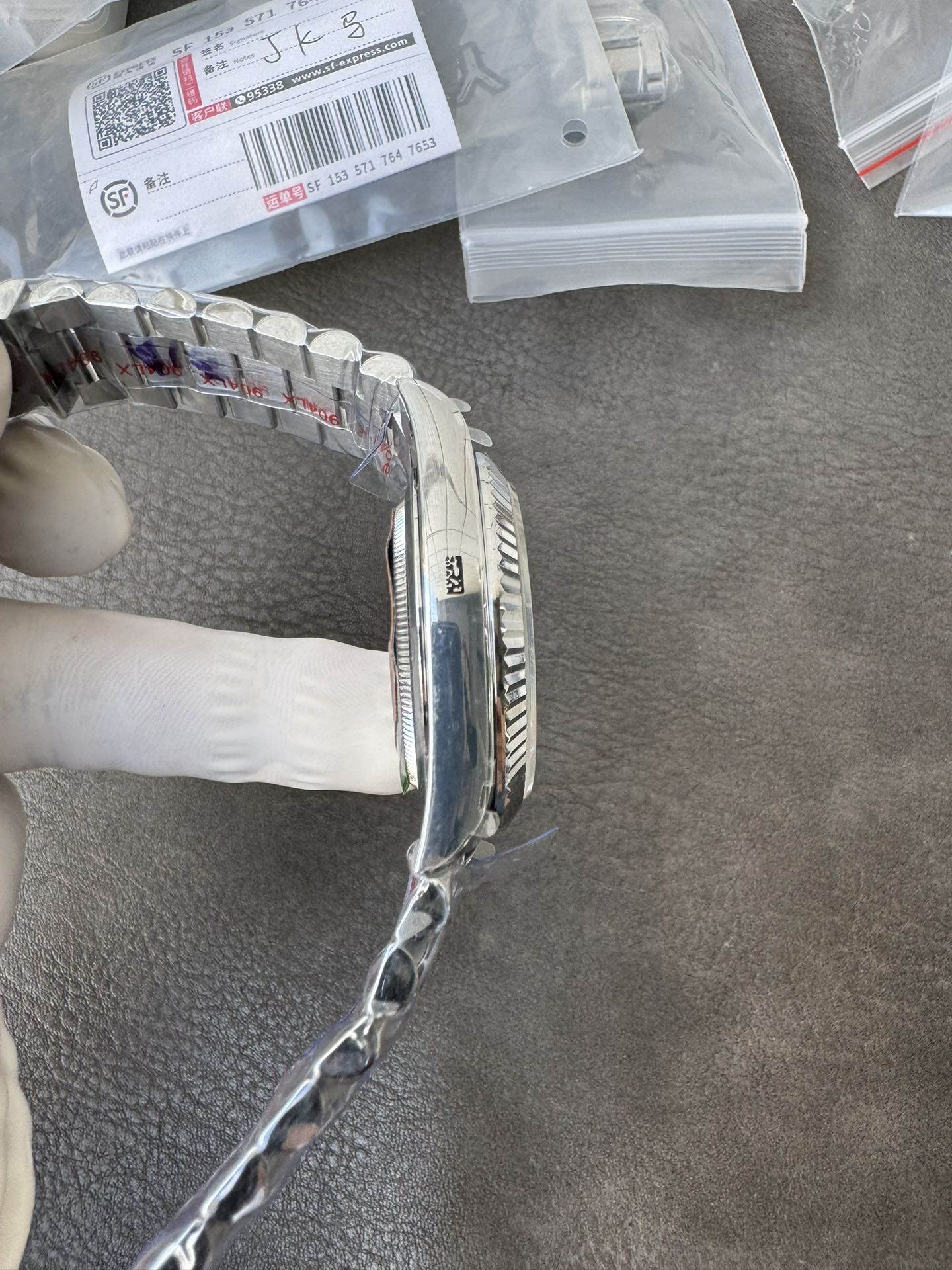 Super Clone Rolex 1:1 Day-Date 40 228239 Black Dial Diamond Markers President Watch