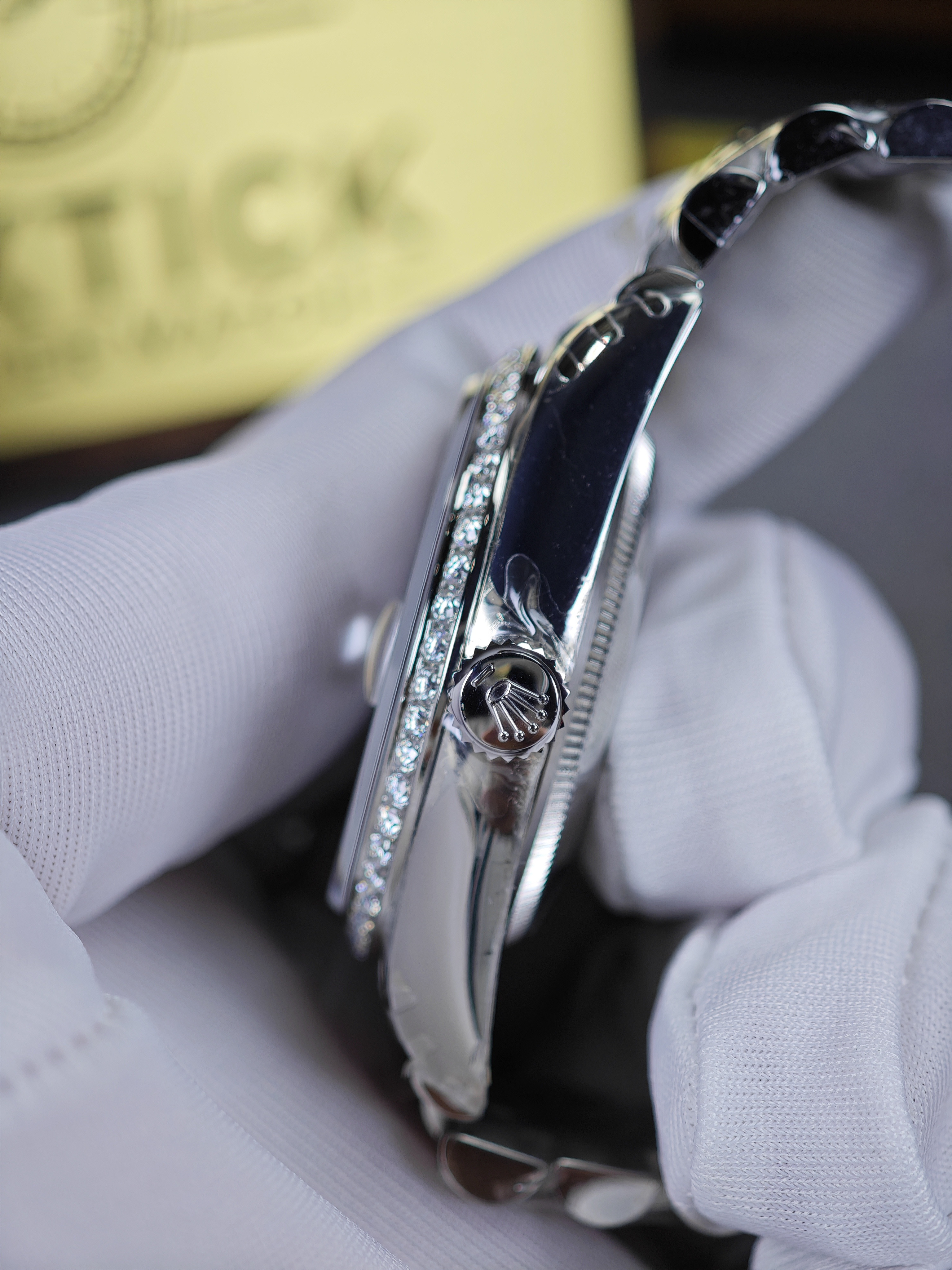 Super Clone Rolex 1:1 Datejust 36mm Green Roman Dial Diamond Bezel Jubilee Bracelet 3235 Movement Watch