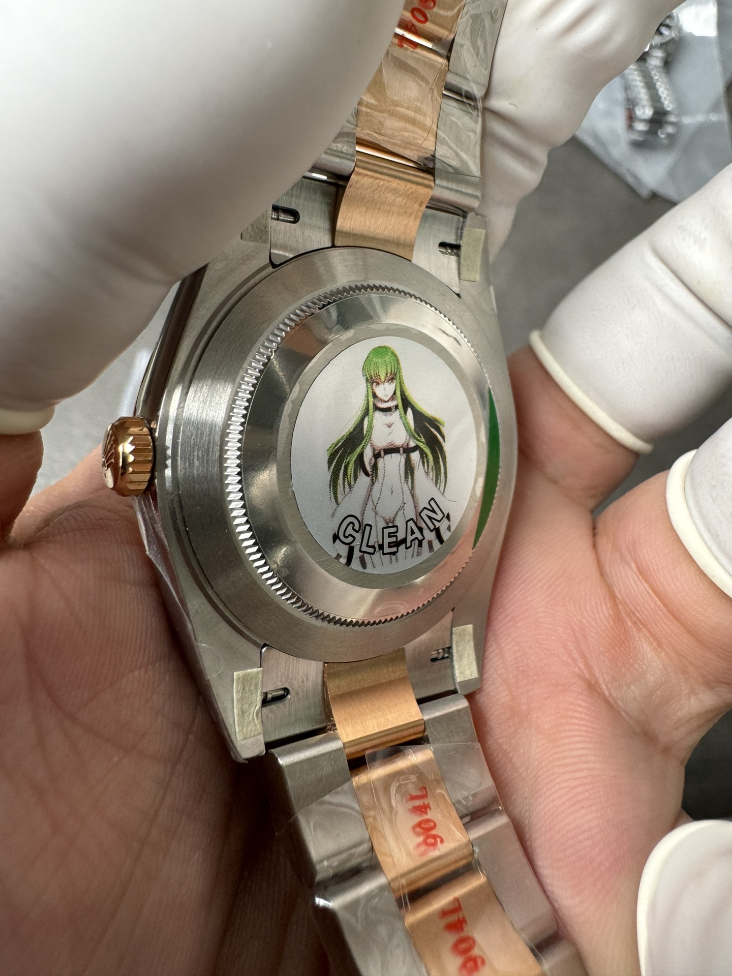 Super Clone Rolex 1:1 Datejust 41mm 126331 3235 Movement – Champagne Diamond Dial & Two-Tone Oyster Bracelet