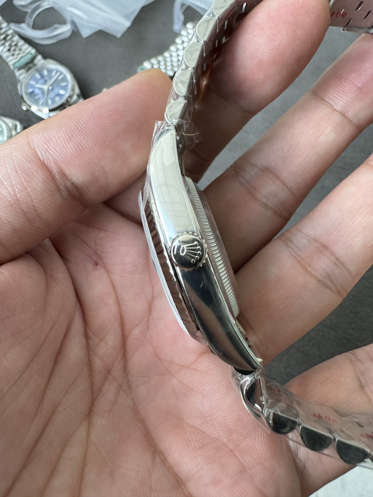 Super Clone Rolex 1:1 Datejust 36mm 126234 Blue Diamond Dial Jubilee Bracelet