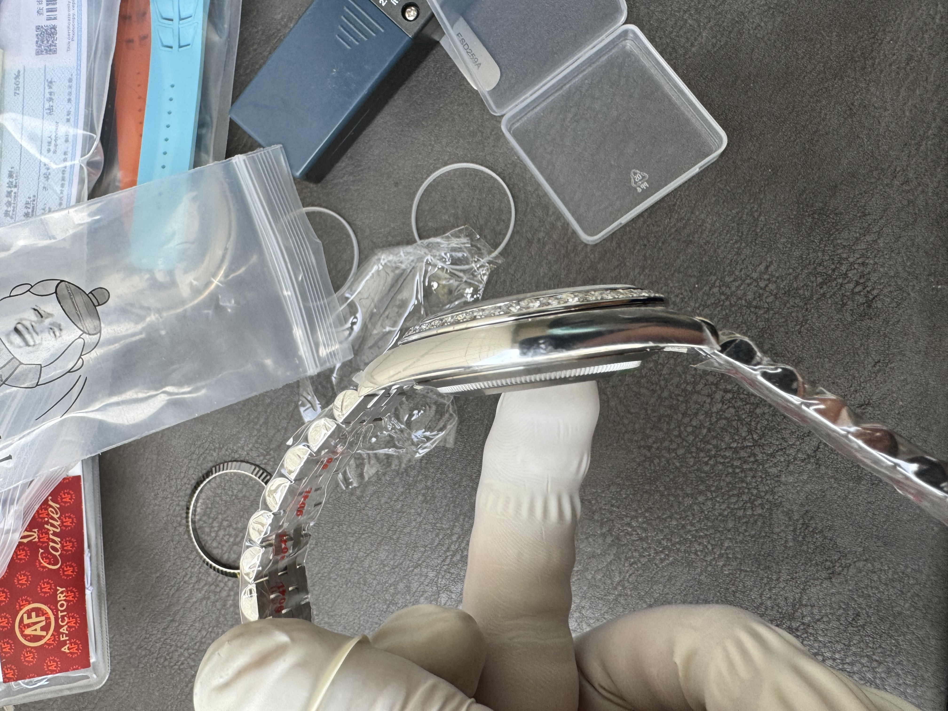 Super Clone 1:1 Rolex Datejust 41mm m126334 | Mother of Pearl Dial with Diamond Markers | Diamond Bezel | Jubilee Bracelet | 3235 Movement