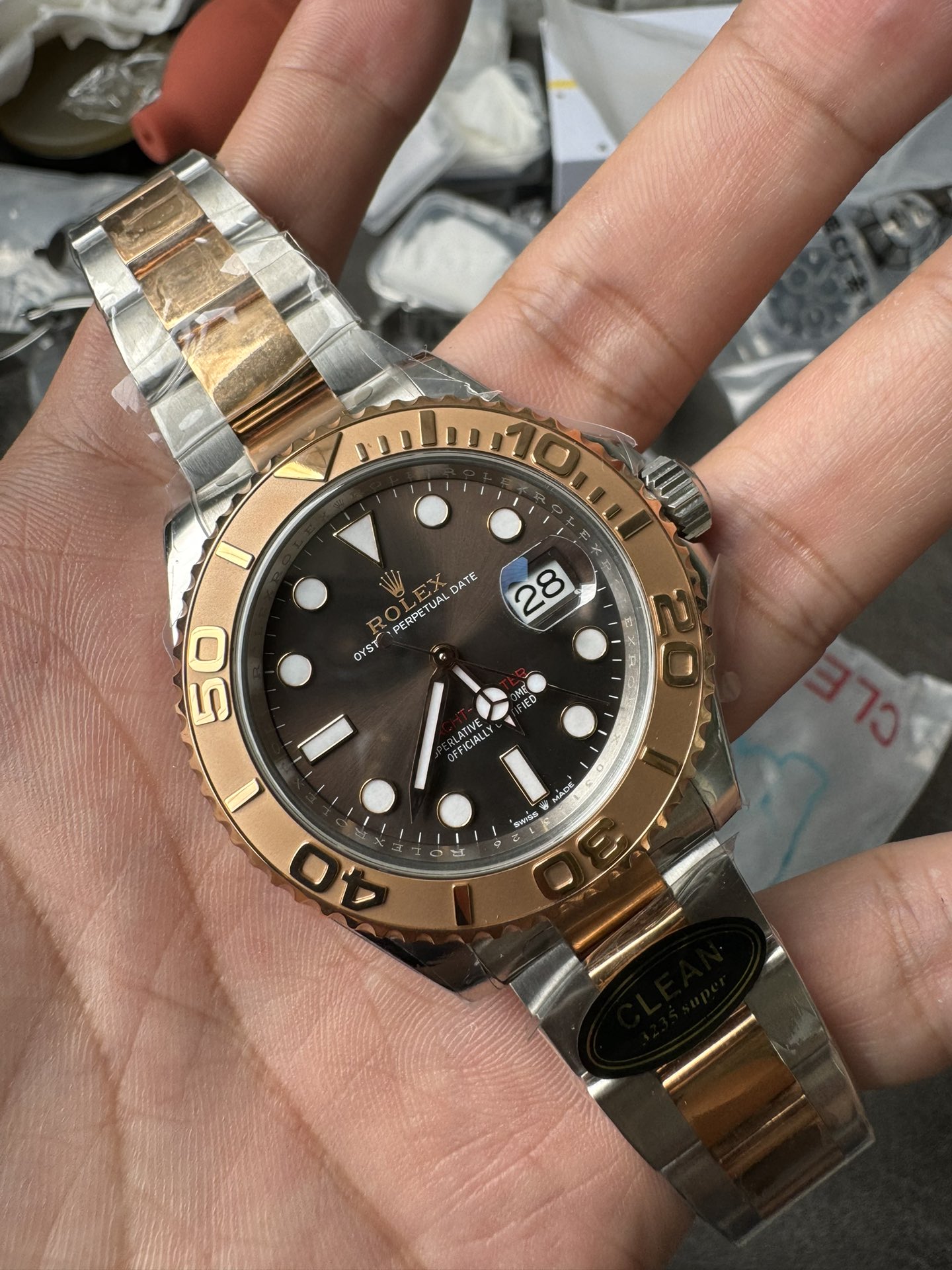 Super Clone Rolex 1:1 Rolex Yacht-Master  M126621-0001 3235 Movement Watches