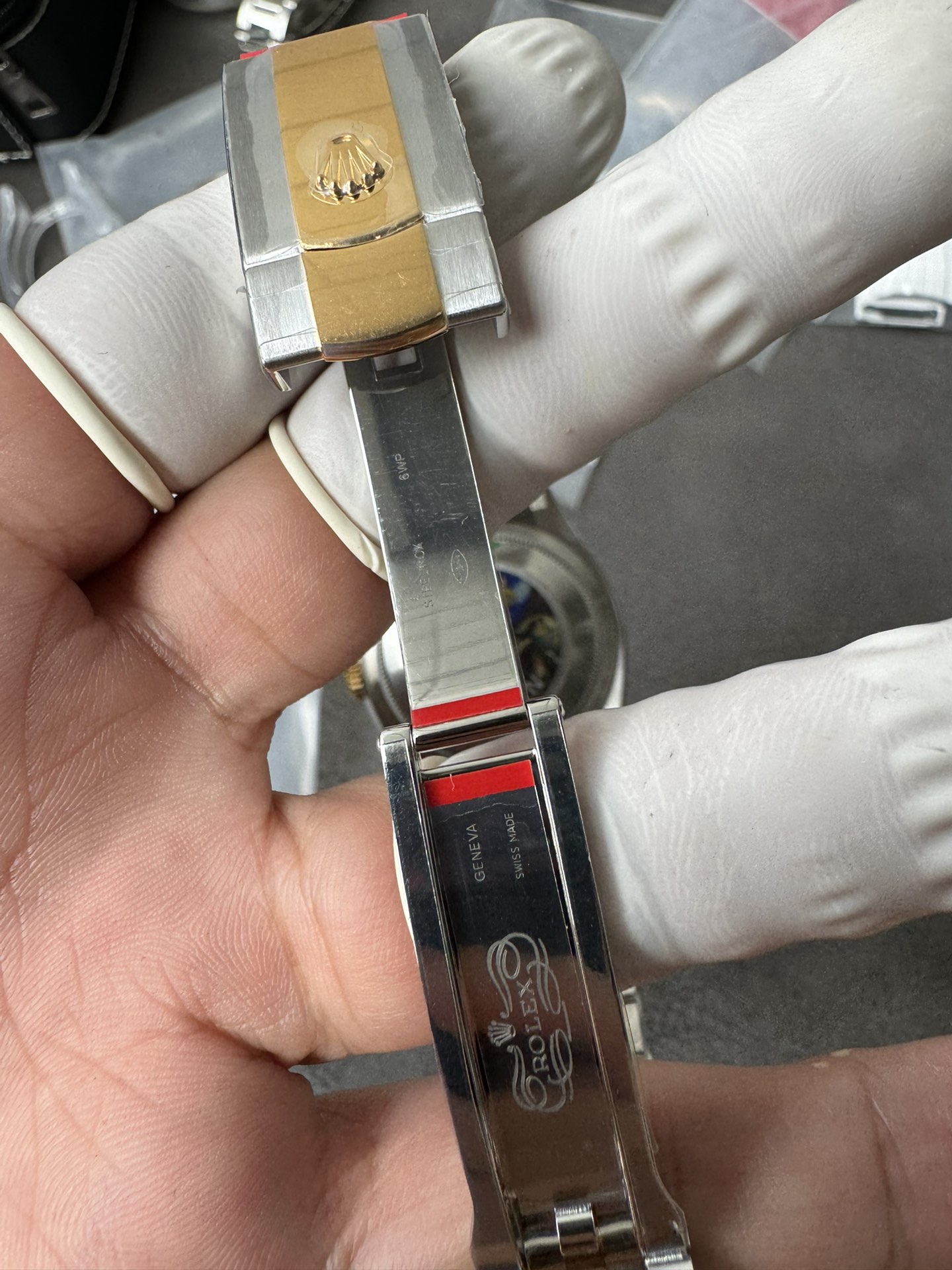 Super Clone Rolex Datejust 36mm 126333 Grey Dial Green Roman Numerals Two-Tone Jubilee Watches