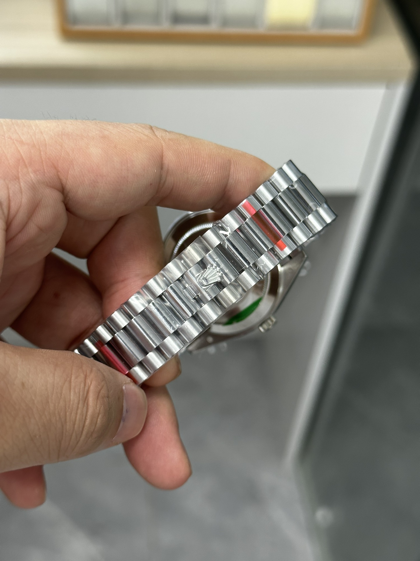 Super Clone Rolex 1:1 Day-Date 40 228239 Blue Roman Dial White Gold Watch