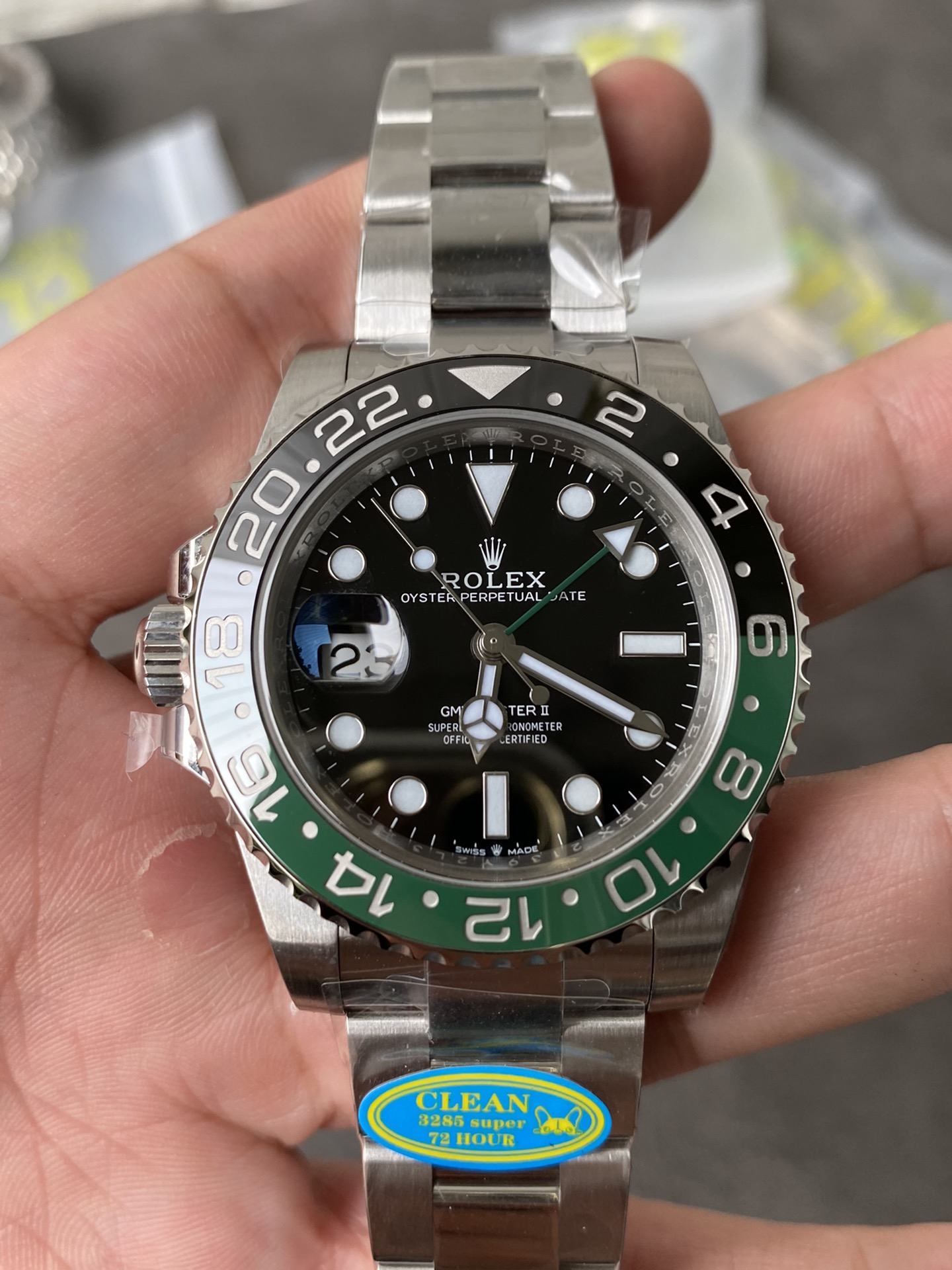 Rolex GMT Master II 126720VTNR Stainless Steel 'Sprite' on Oyster (40mm) Super Clone