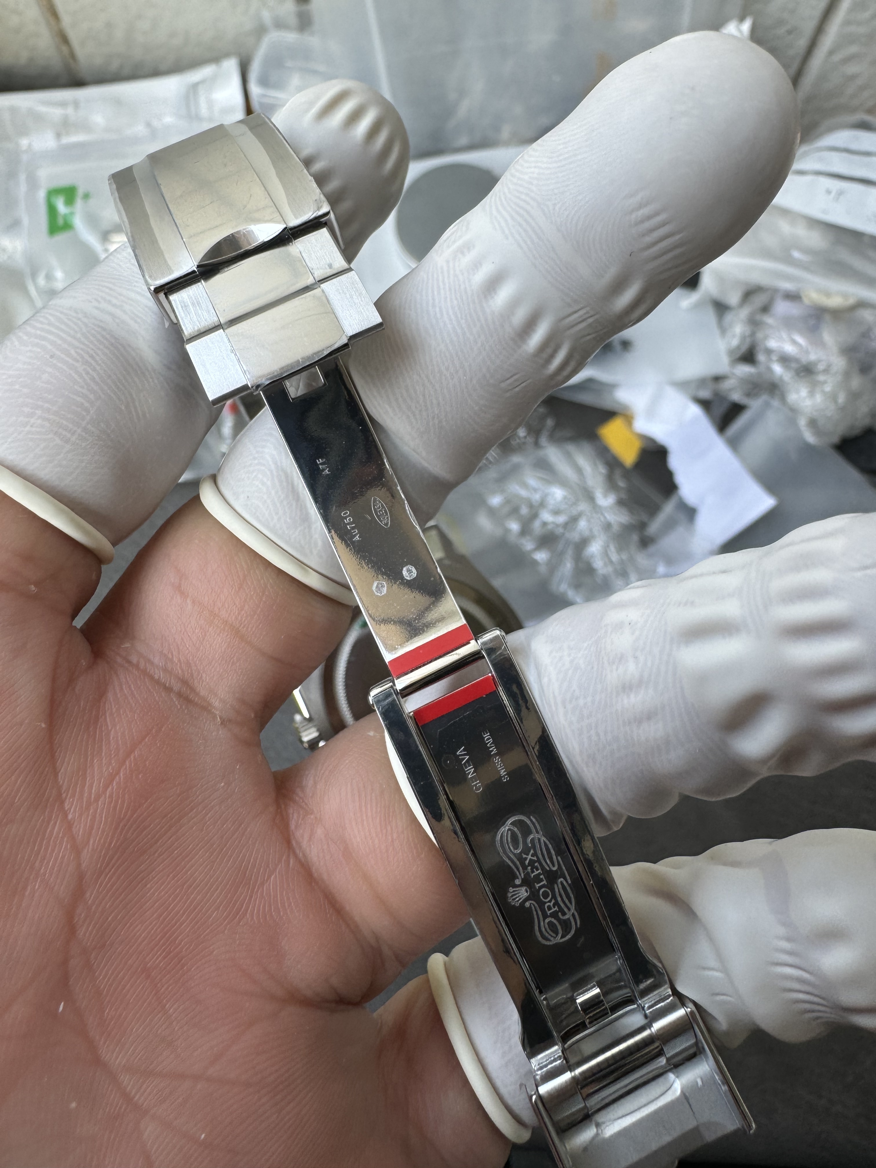 Rolex GMT-Master II White Gold M126719BLRO-0002 Meteorite dial 'Pepsi' on Oyster Super Clone (Gain weight)