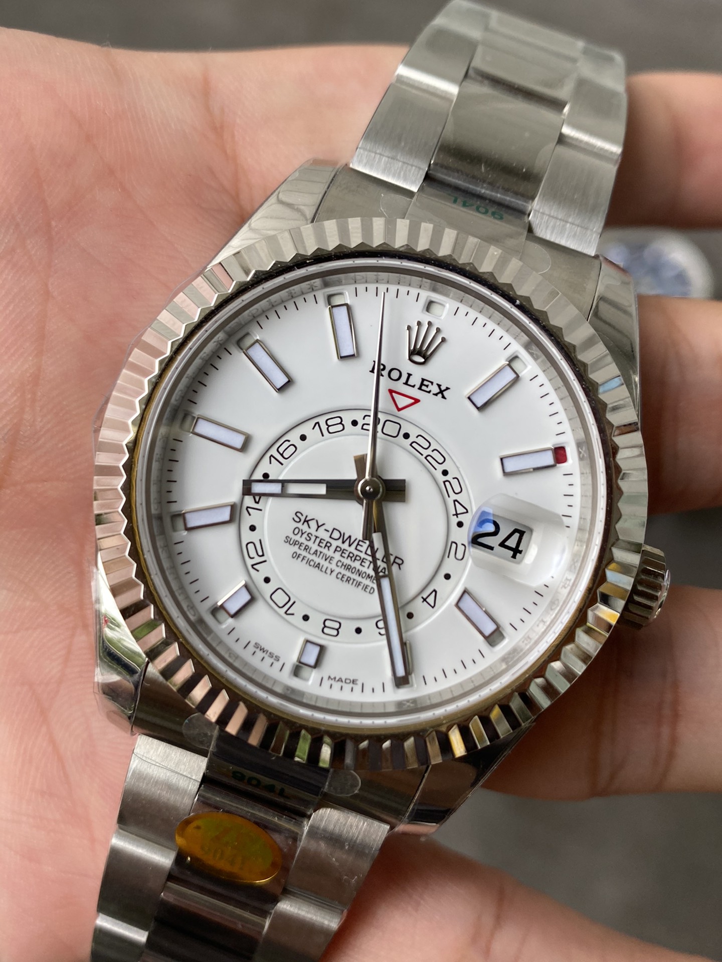 Super Clone Rolex 1:1 Sky-Dweller 9001 Movement  M326934-0001 Watch