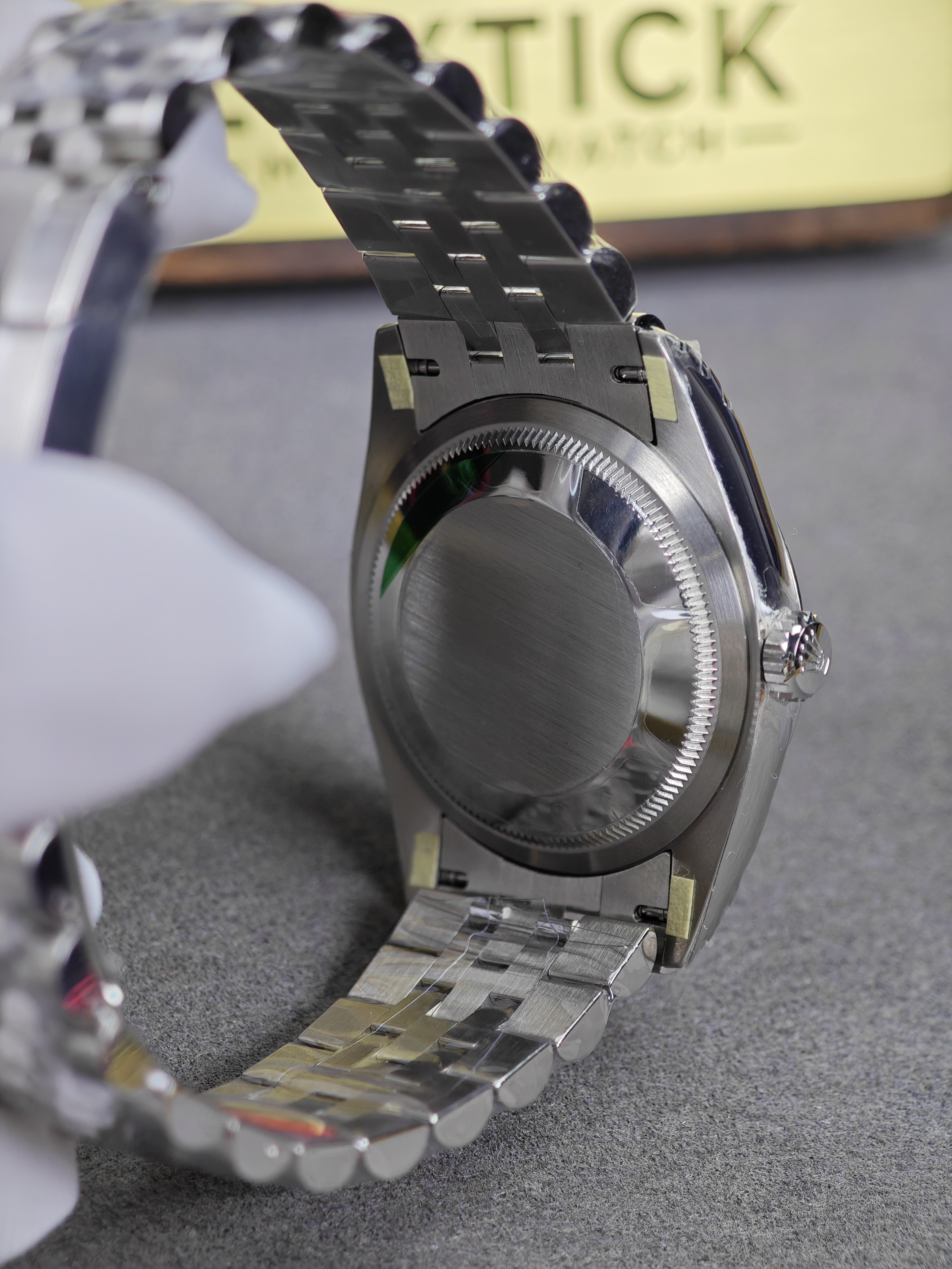 Super Clone Rolex 1:1 Datejust 36mm Green Roman Dial Diamond Bezel Jubilee Bracelet 3235 Movement Watch