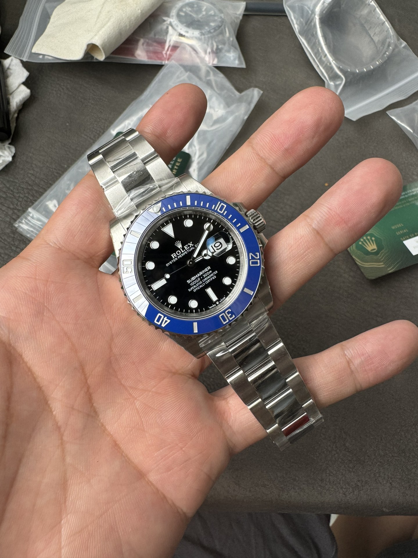 Rolex Submariner Date 126619LB Stainless Steel 'Cookie Monster' (41mm) Super Clone