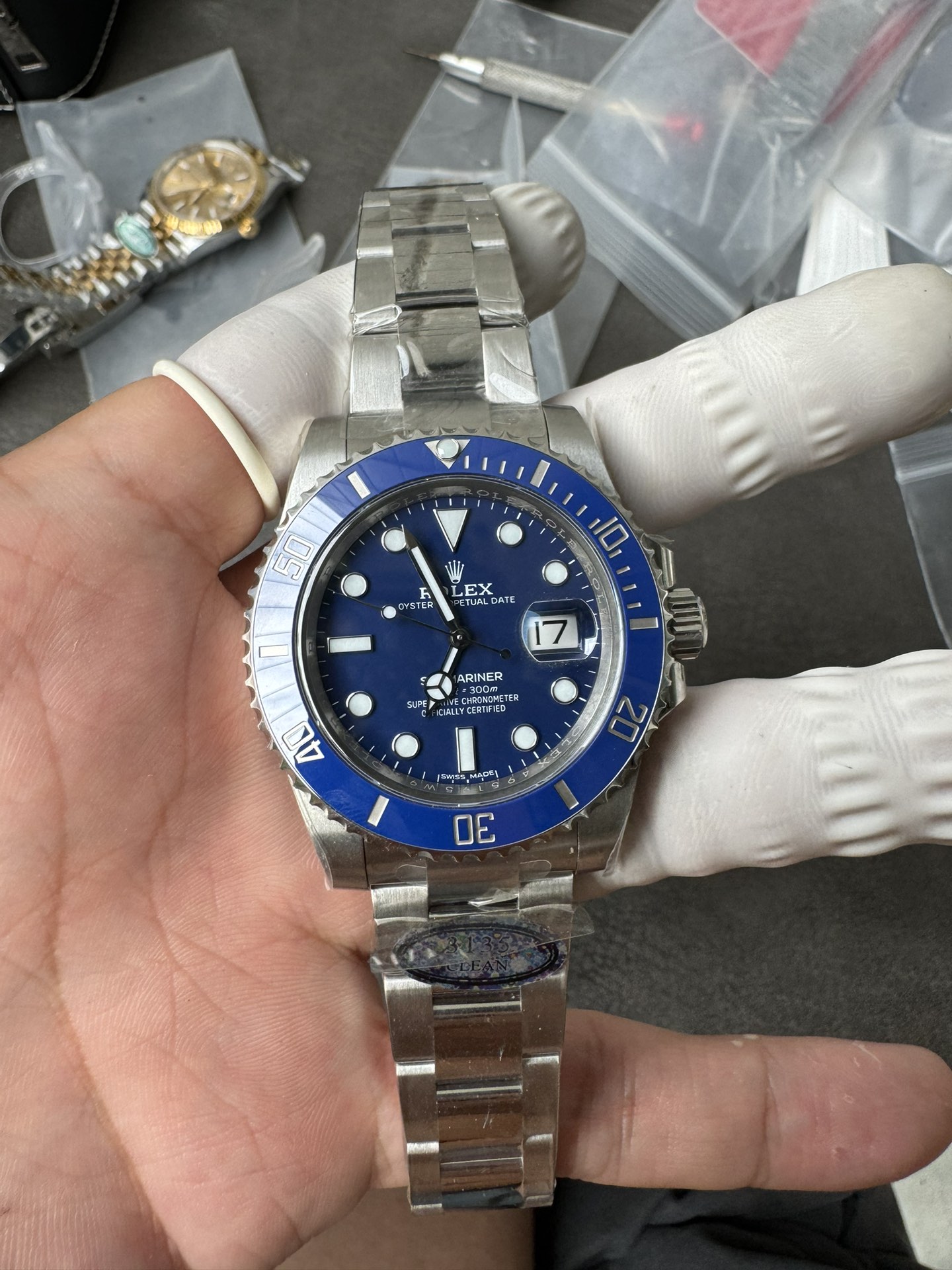 Super Clone Rolex 1:1 Submariner 116619LB-97209 3135 Movement Watches