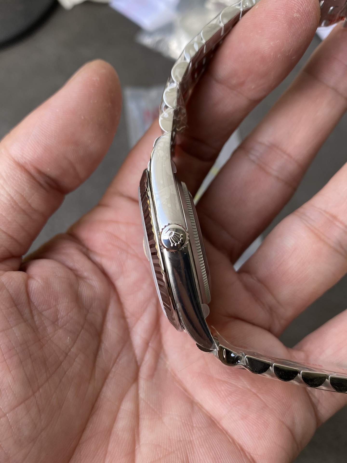 Super Clone Rolex 1:1 Datejust 41mm Blue Honeycomb Dial Jubilee Bracelet – 3235 Movement