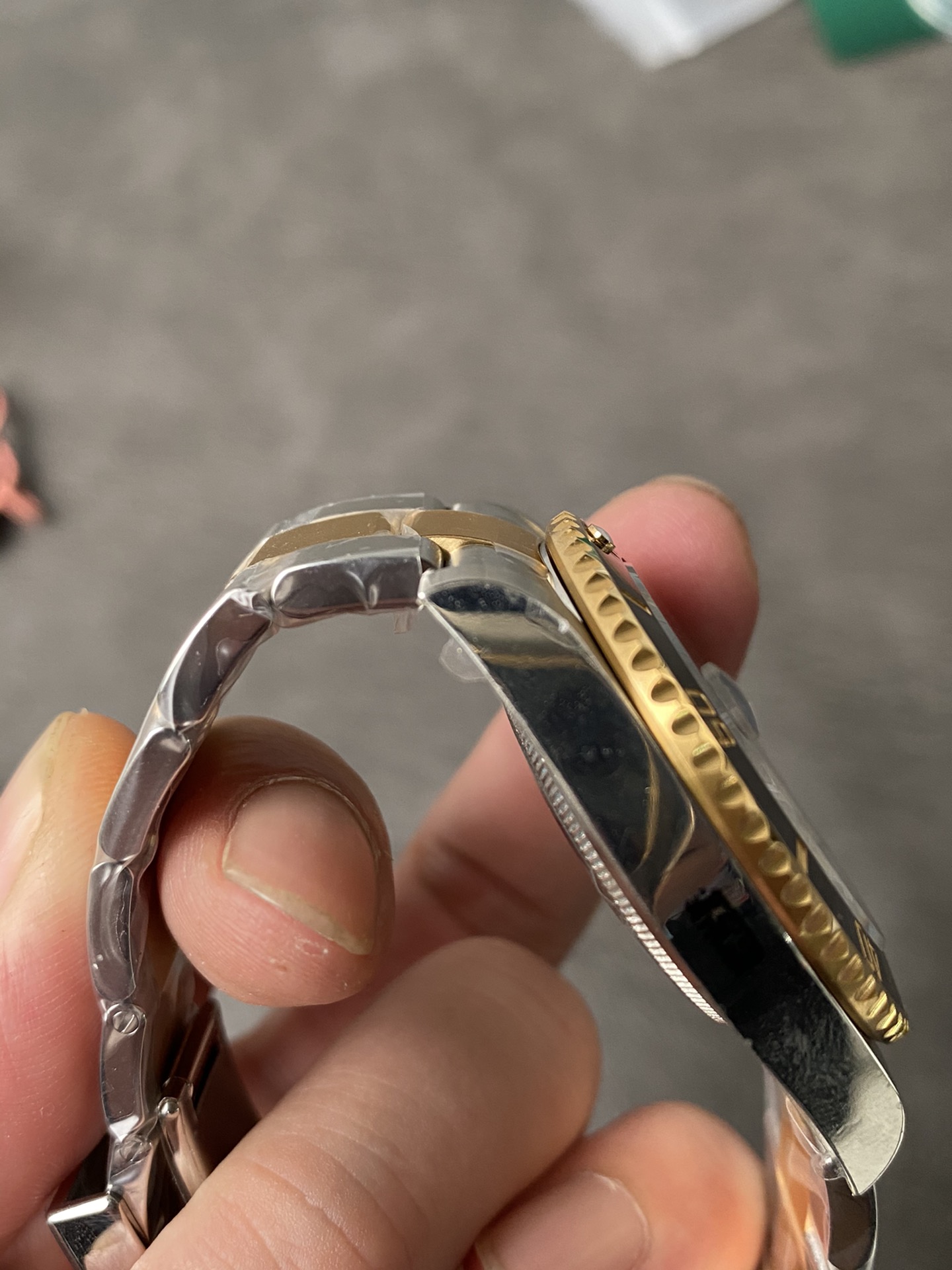 Rolex Submariner 'Two Tone' Yellow Gold and Stainless Steel with Black Dial Super clone