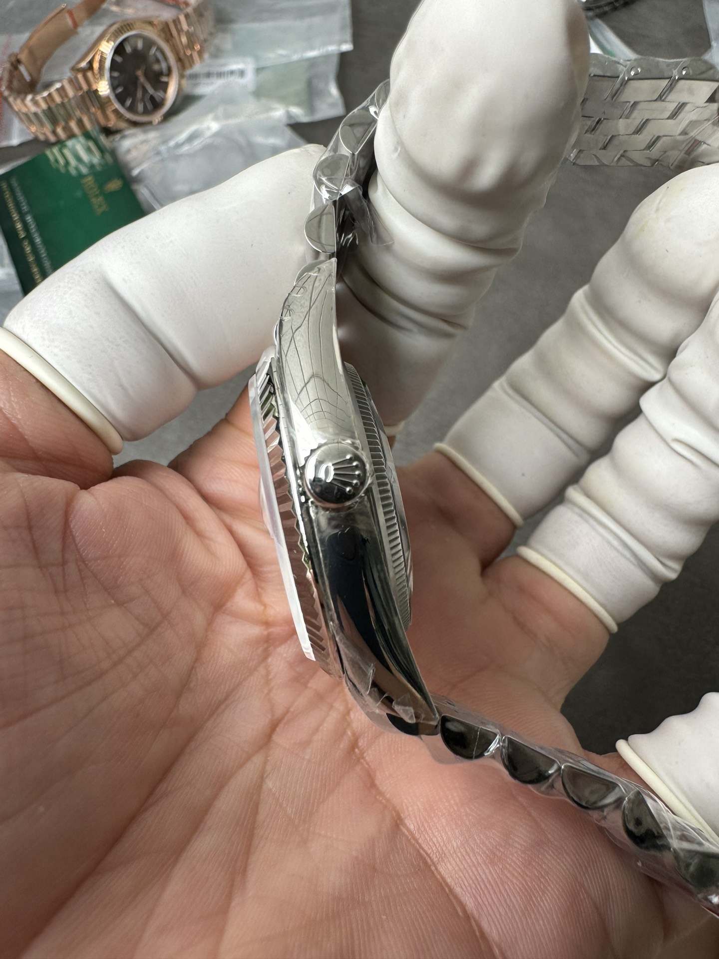 Super Clone Rolex 1:1 Datejust 36mm 126234 3235 Movement – White Roman Dial & Stainless Steel Jubilee Bracelet