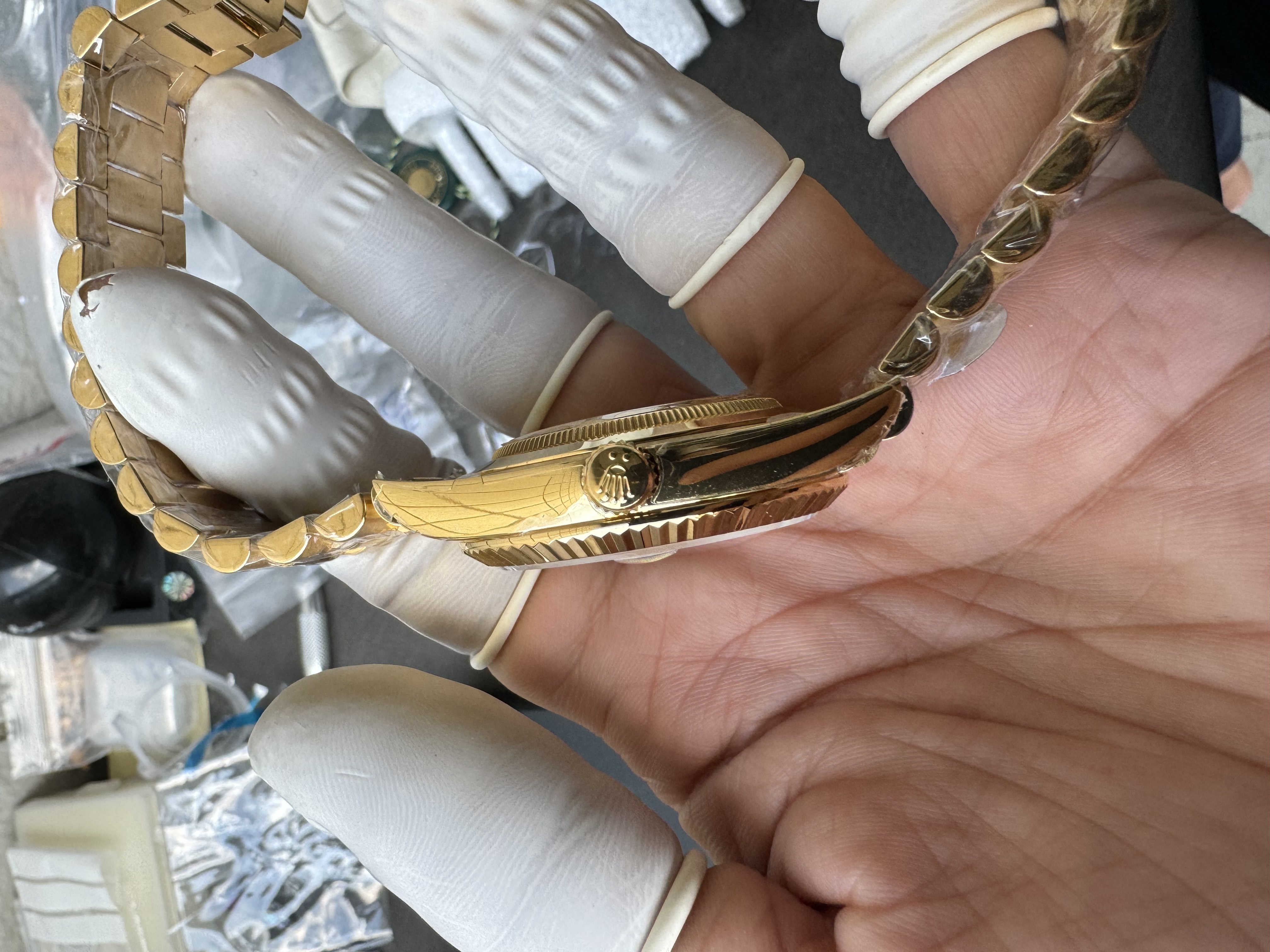 Super Clone Rolex 1:1 Day-Date 228238 Black Dial 40mm President Watch