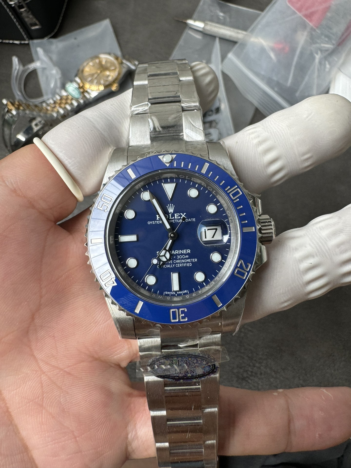 Super Clone Rolex 1:1 Submariner 116619LB-97209 3135 Movement Watches