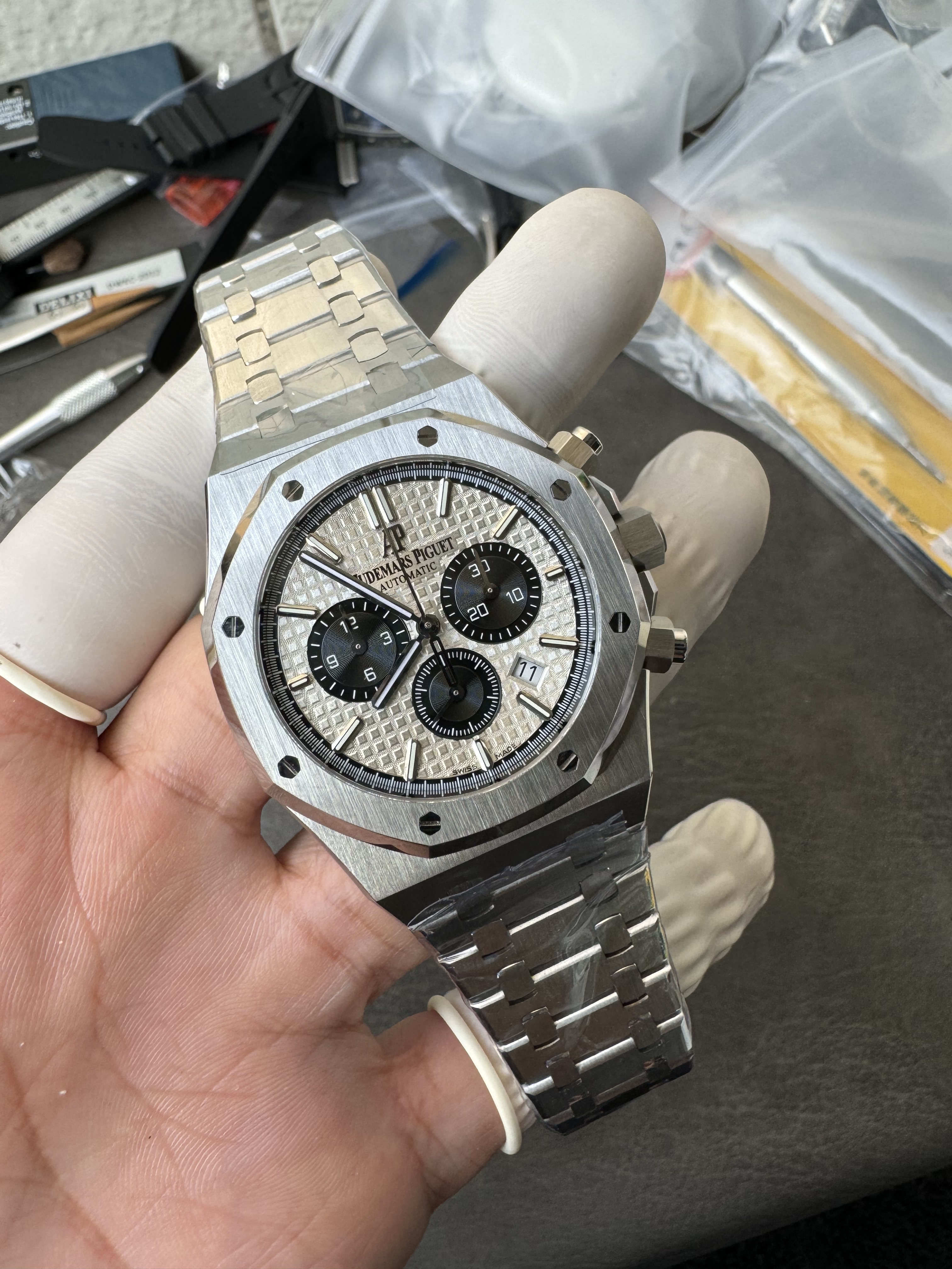 Super Clone Audemars Piguet 1:1 Royal Oak 263310R Multifunctional Chronograph Mechanical Watch 41MM Market Exclusive All-in-One