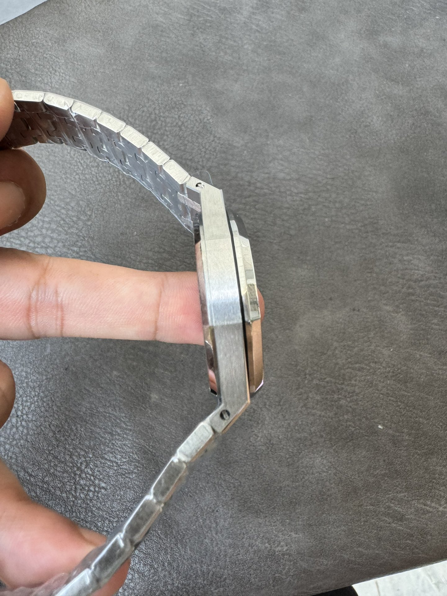 Super Clone Audemars Piguet 1:1 Royal Oak 15451 Watches – Black Dial with Diamond Bezel