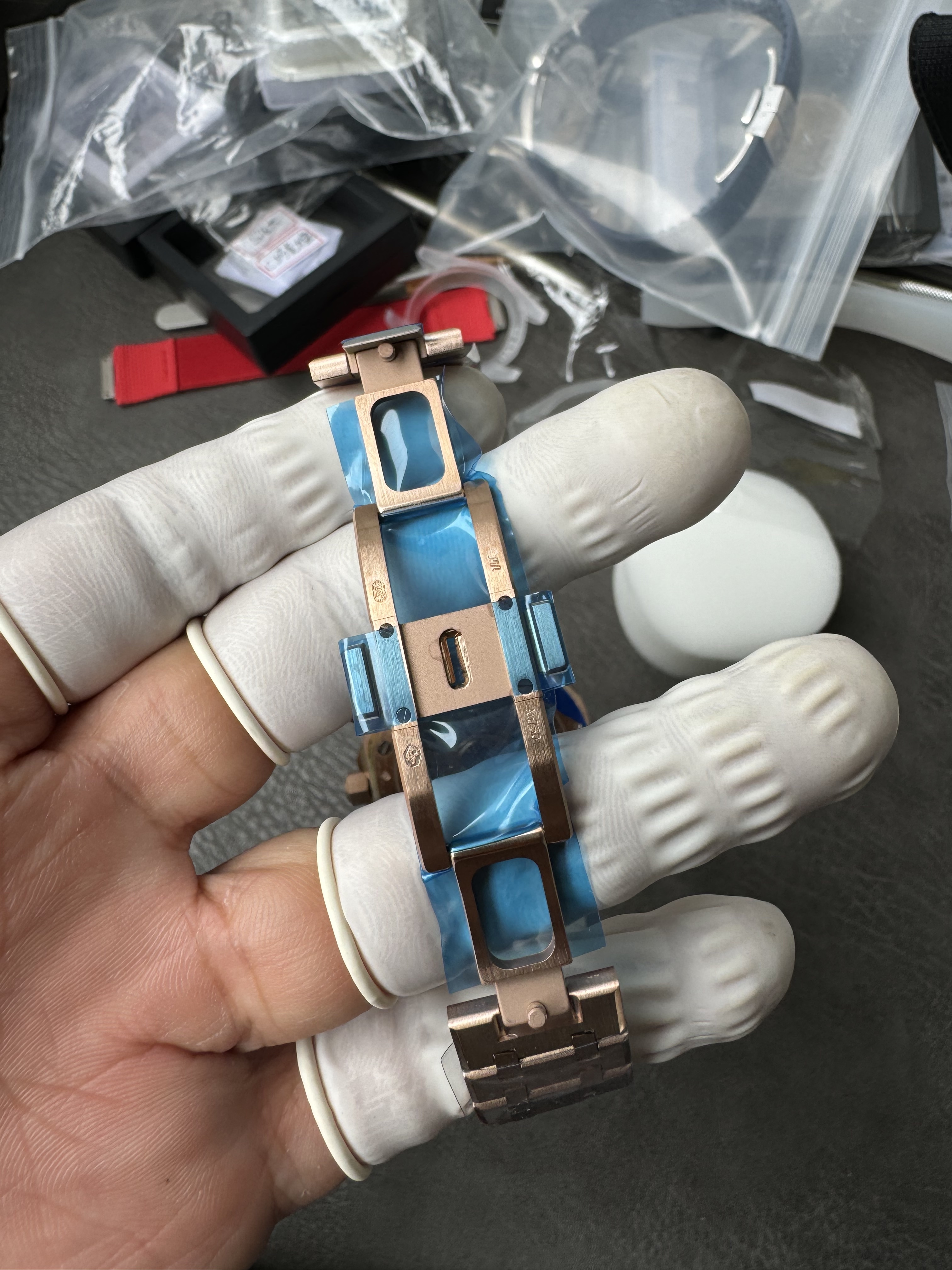 Super Clone Audemars Piguet 1:1 Royal Oak Chronograph 26240 Watches – 41mm Rose Gold with White Dial