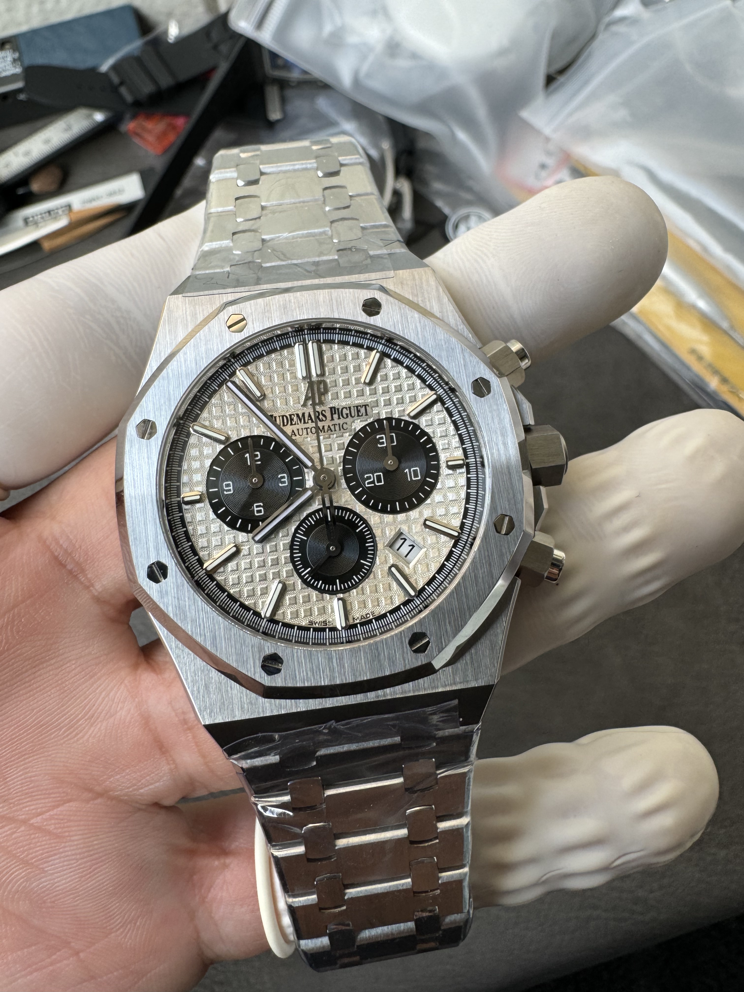 Super Clone Audemars Piguet 1:1 Royal Oak 263310R Multifunctional Chronograph Mechanical Watch 41MM Market Exclusive All-in-One