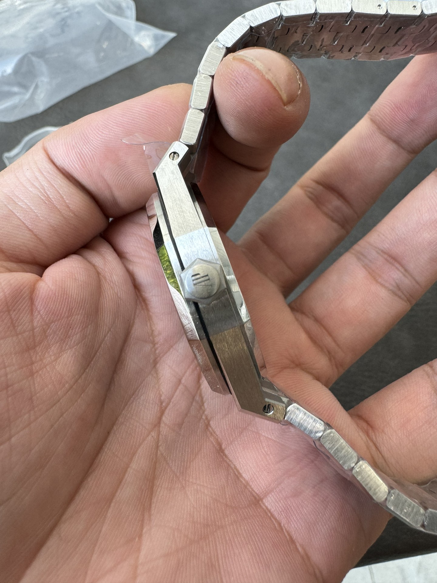 Super Clone Audemars Piguet 1:1 Royal Oak 15451 Watches – Black Dial with Diamond Bezel