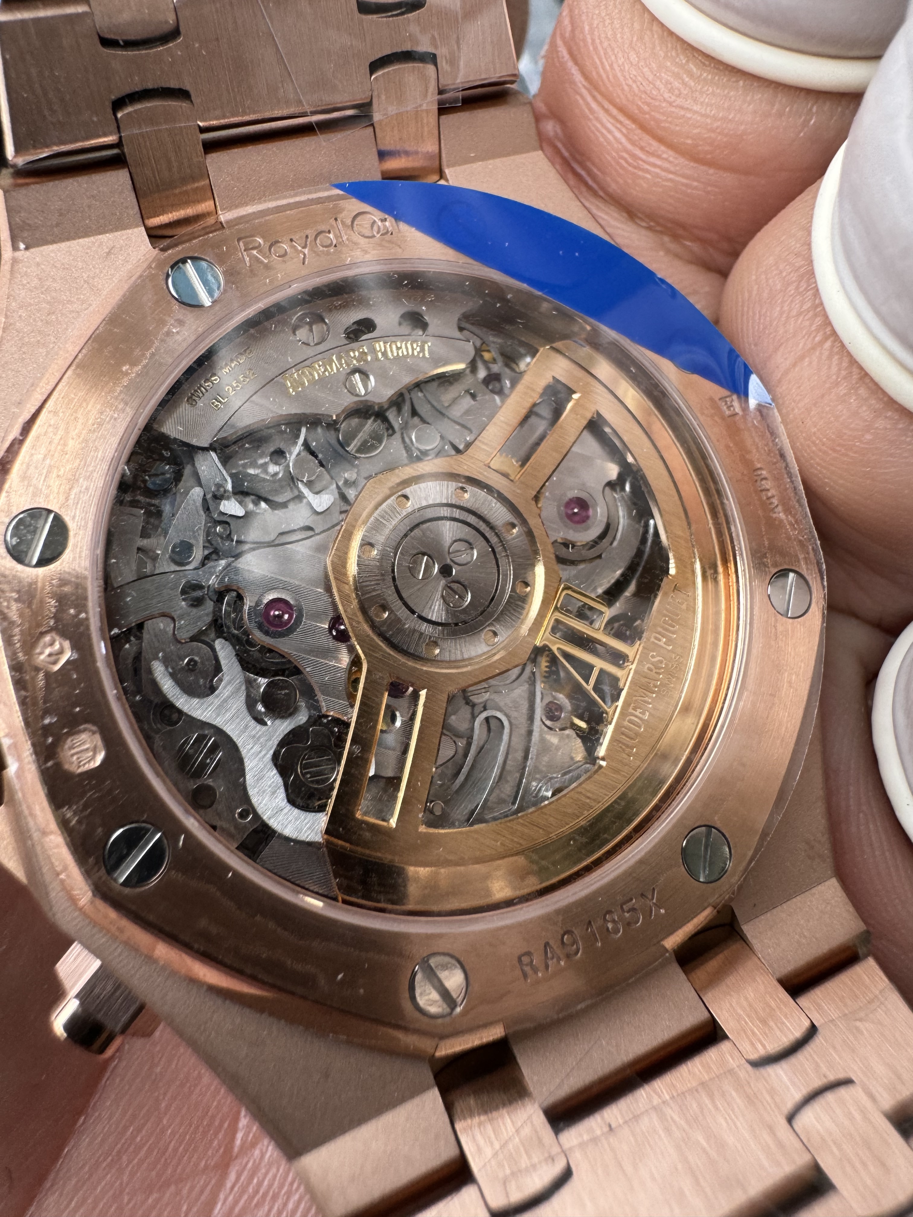 Super Clone Audemars Piguet 1:1 Royal Oak Chronograph 26240 Watches – 41mm Rose Gold with White Dial