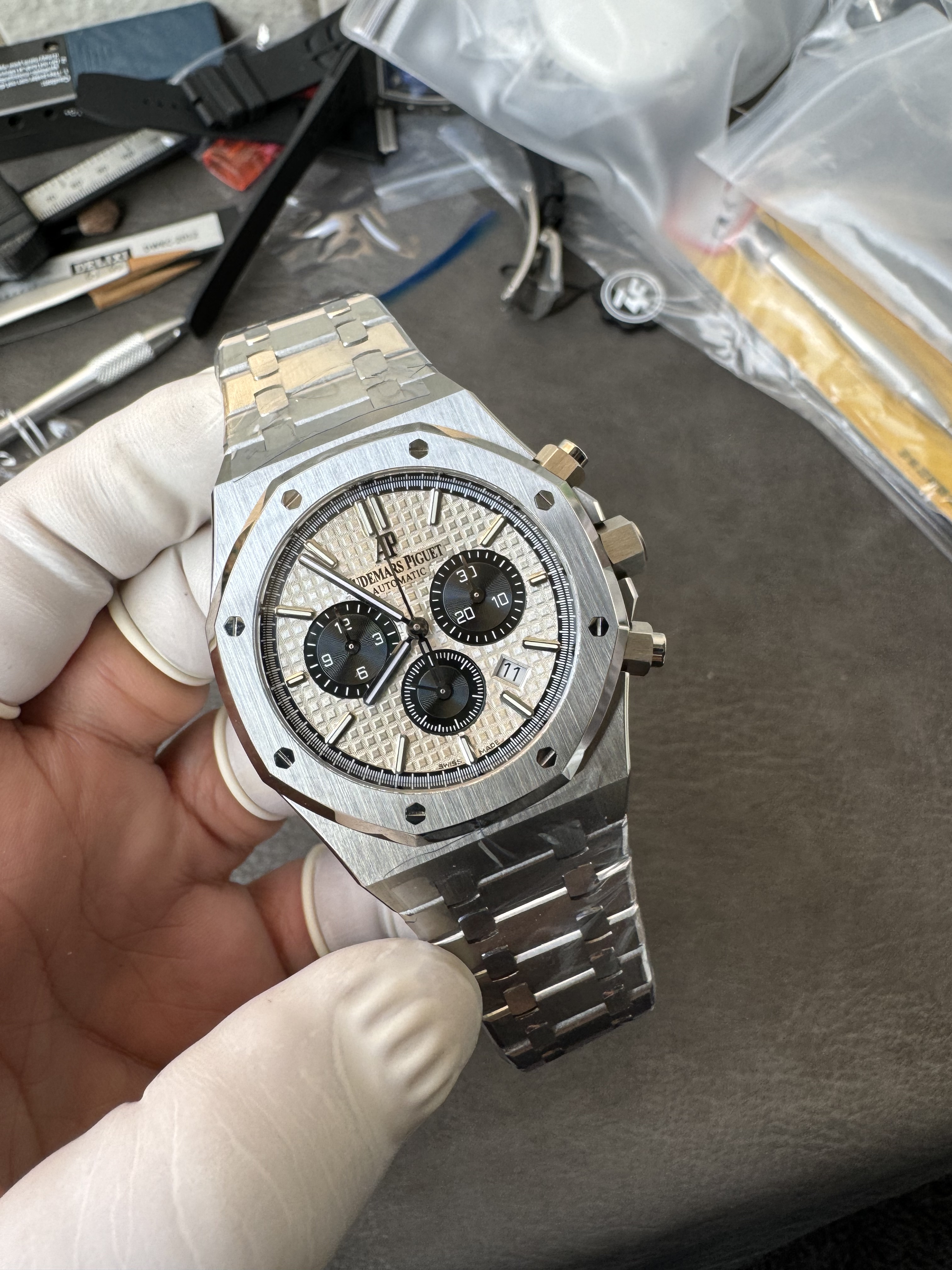 Super Clone Audemars Piguet 1:1 Royal Oak 263310R Multifunctional Chronograph Mechanical Watch 41MM Market Exclusive All-in-One