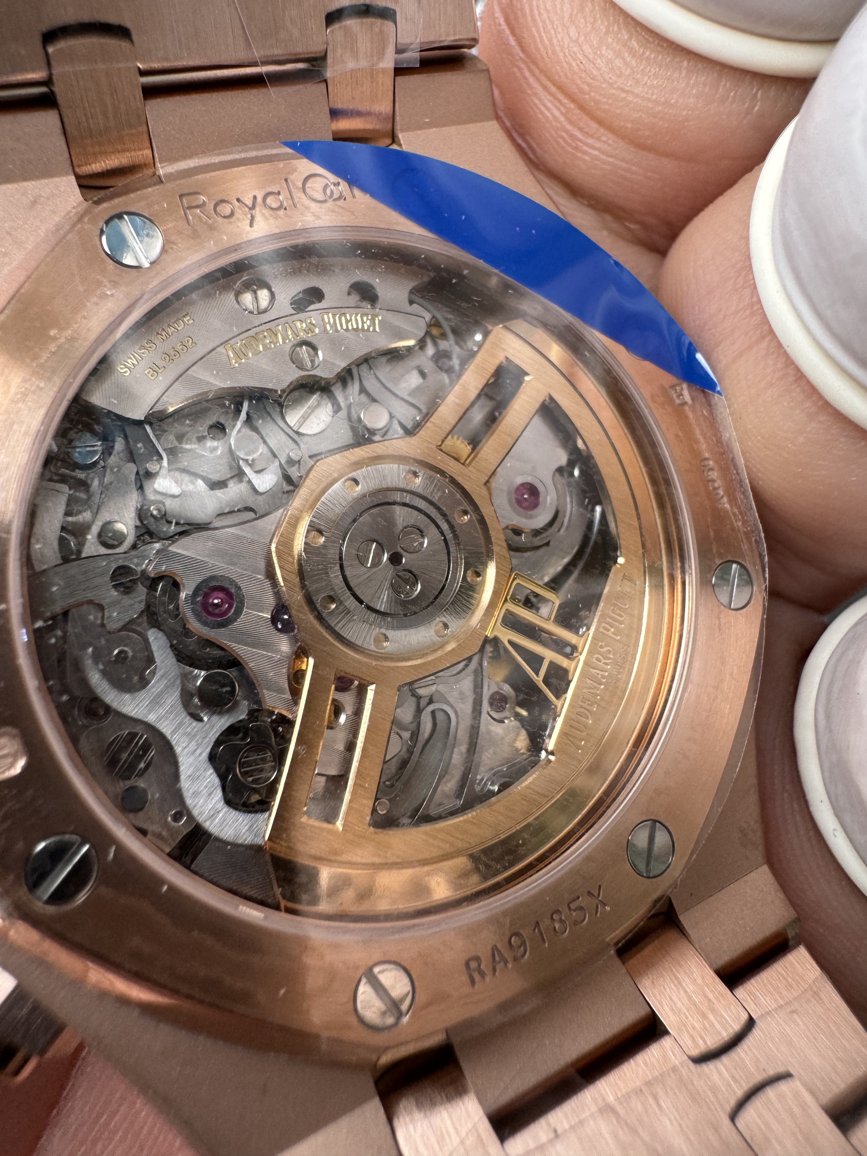 Super Clone Audemars Piguet 1:1 Royal Oak Chronograph 26240 Watches – 41mm Rose Gold with White Dial