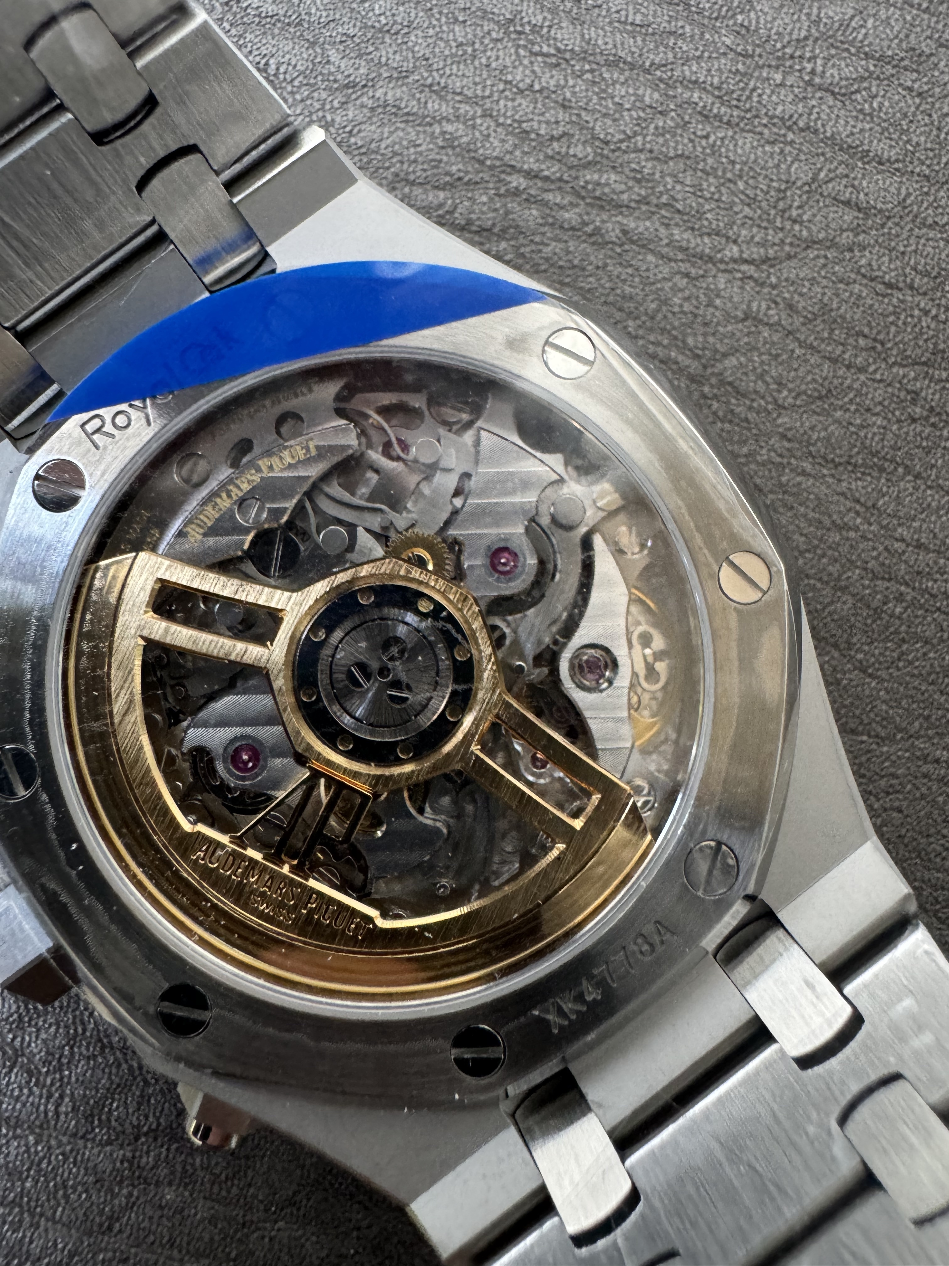 Super Clone Audemars Piguet 1:1 Royal Oak Chronograph 26240ST Watches – 41mm Steel with Black “Grande Tapisserie” Dial
