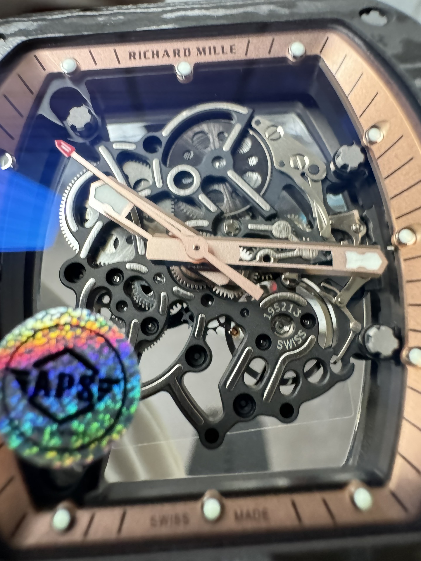 Super Clone Richard Mille 1:1 RM055 Carbon Fibre Custom Integral Movement RMUL2 Ultra Lightweight Highest Edition