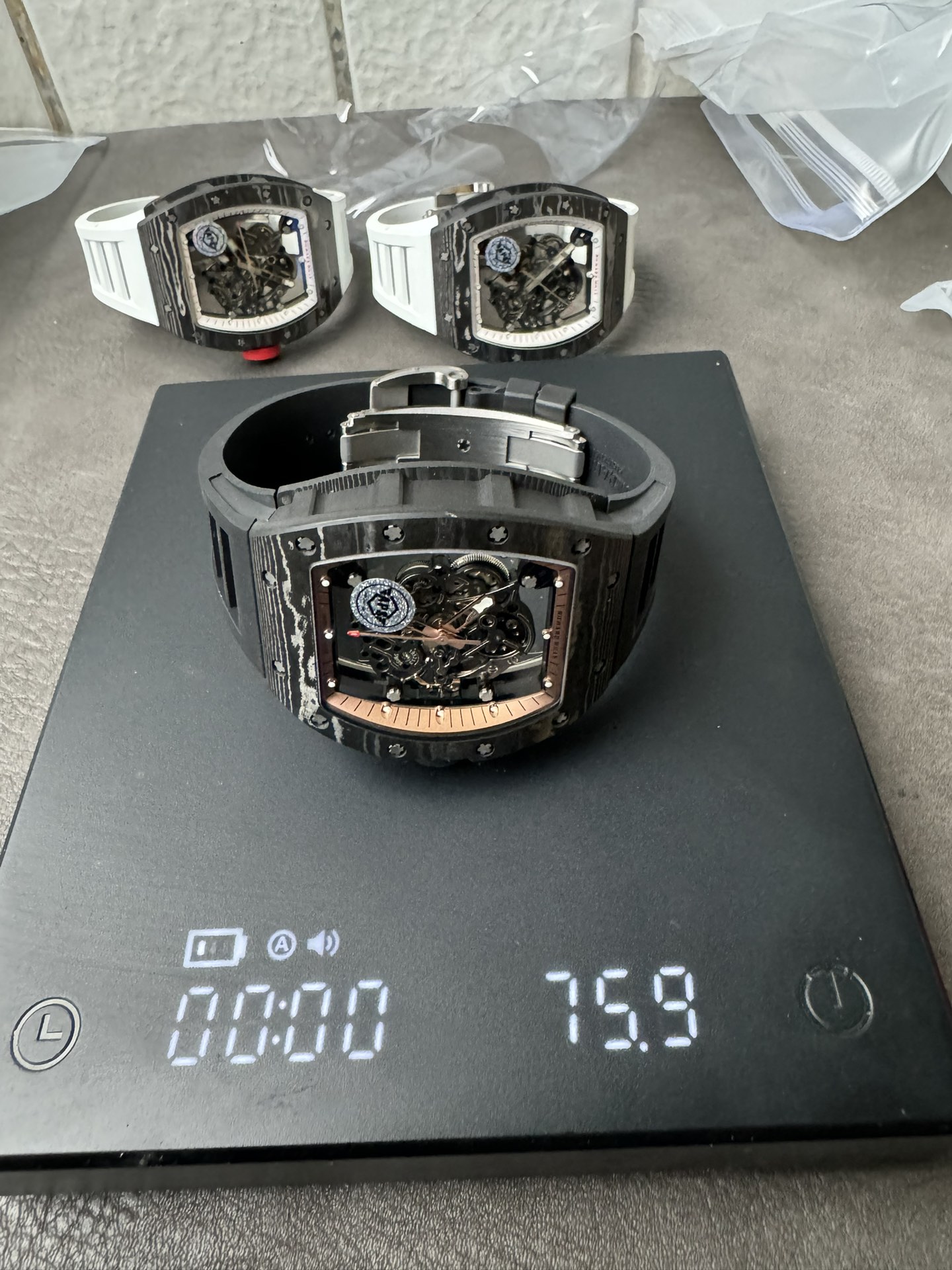 Super Clone Richard Mille 1:1 RM055 Carbon Fibre Custom Integral Movement RMUL2 Ultra Lightweight Highest Edition