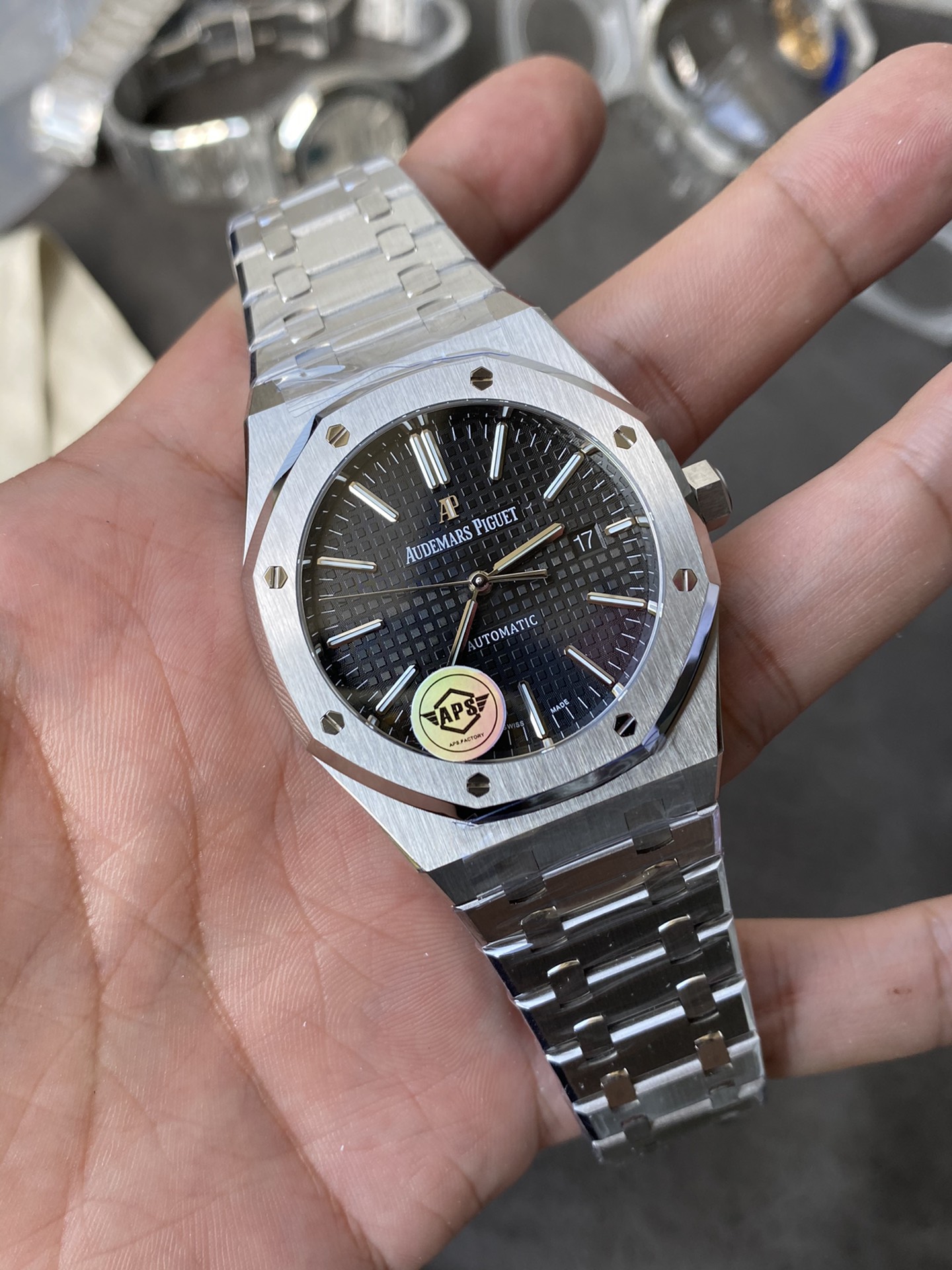 Super Clone Audemars Piguet 1:1 Royal Oak 15400 Watches - 41mm Stainless Steel, Black Dials