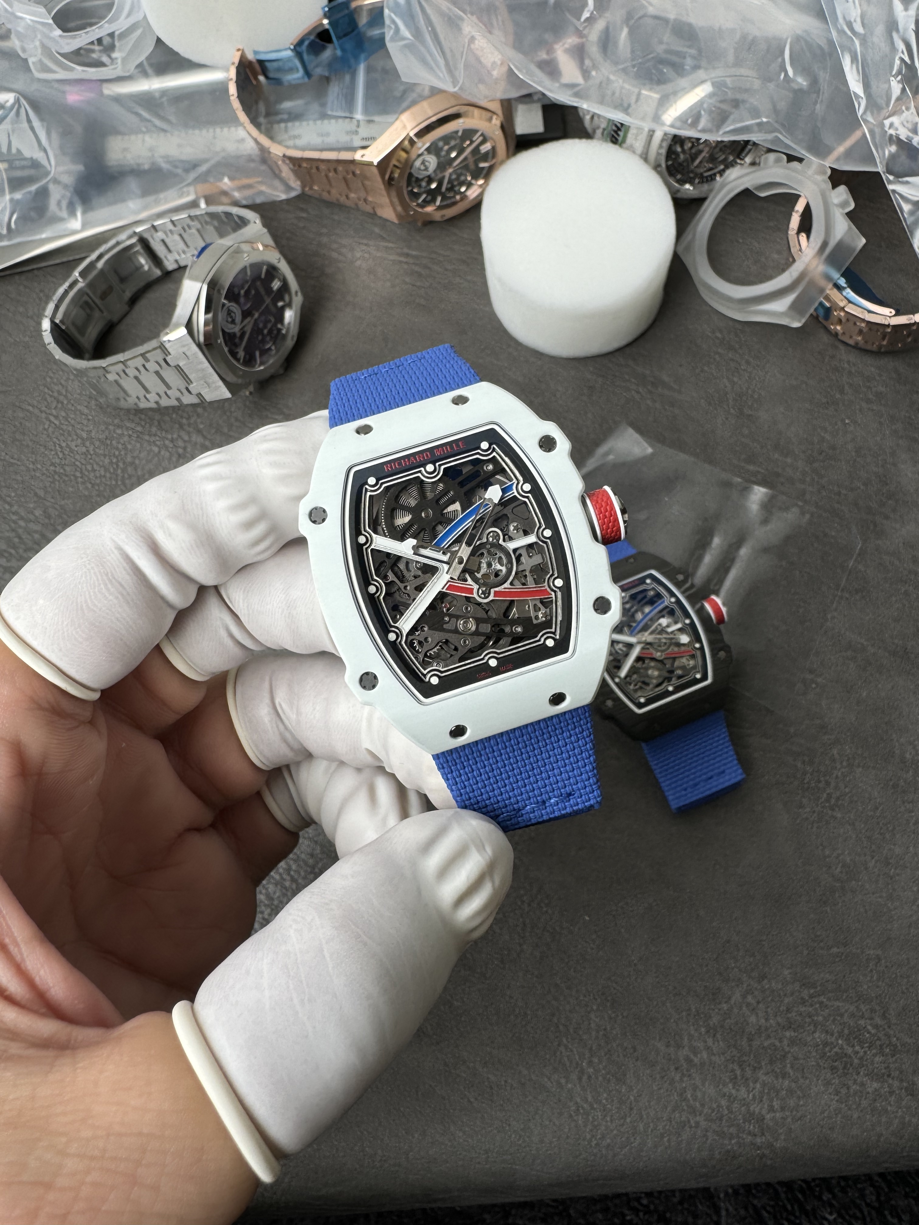 Super Clone Richard Mille 1:1 RM67-02 White Ceramic Racing Driver's Limited Edition｜Alexis Pinturault Co-Branded Ultra-Thin Watch