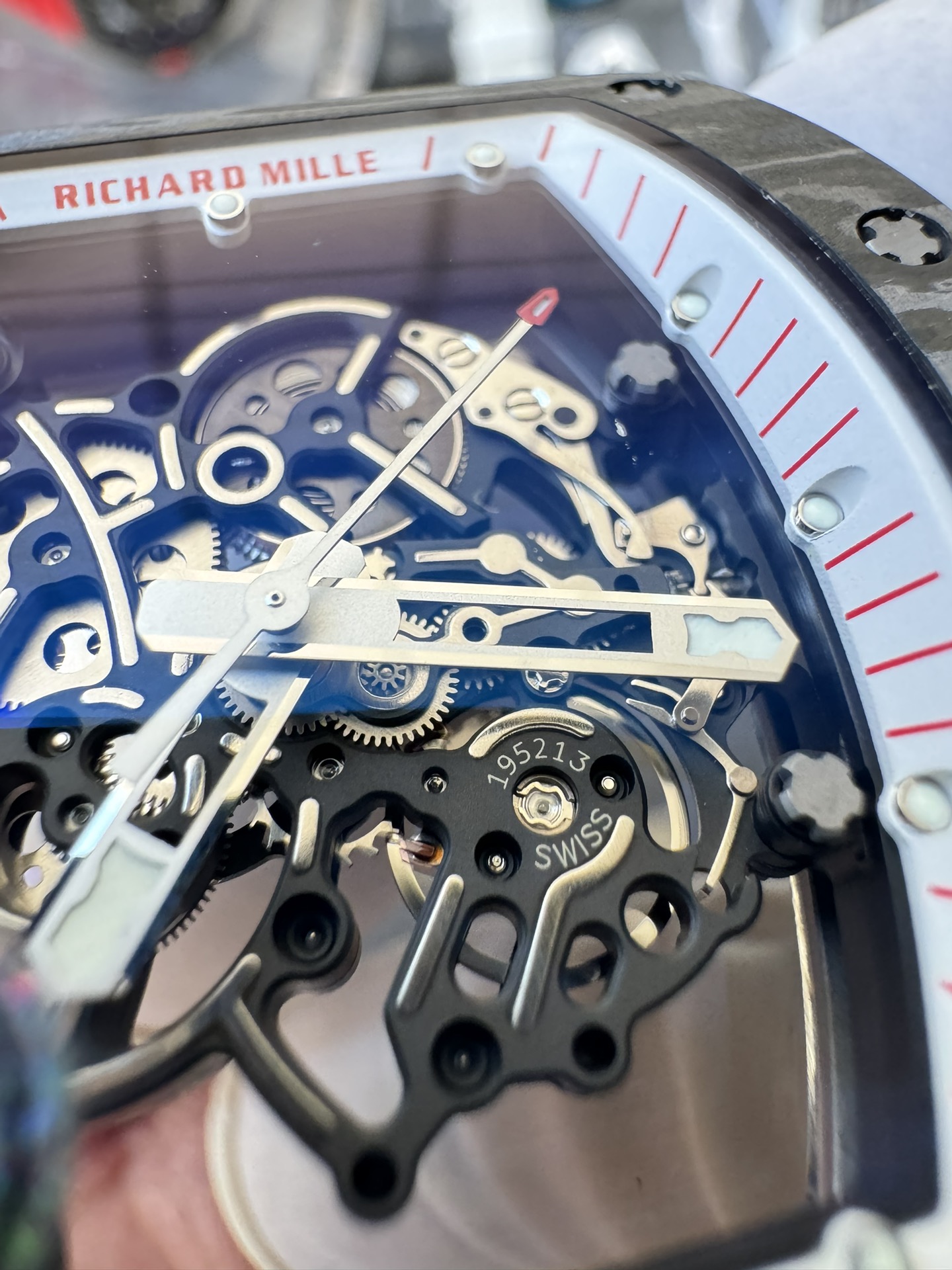Super Clone Richard Mille 1:1 RM055 Carbon Fibre Custom Integral Movement RMUL2 Ultra Lightweight Highest Edition