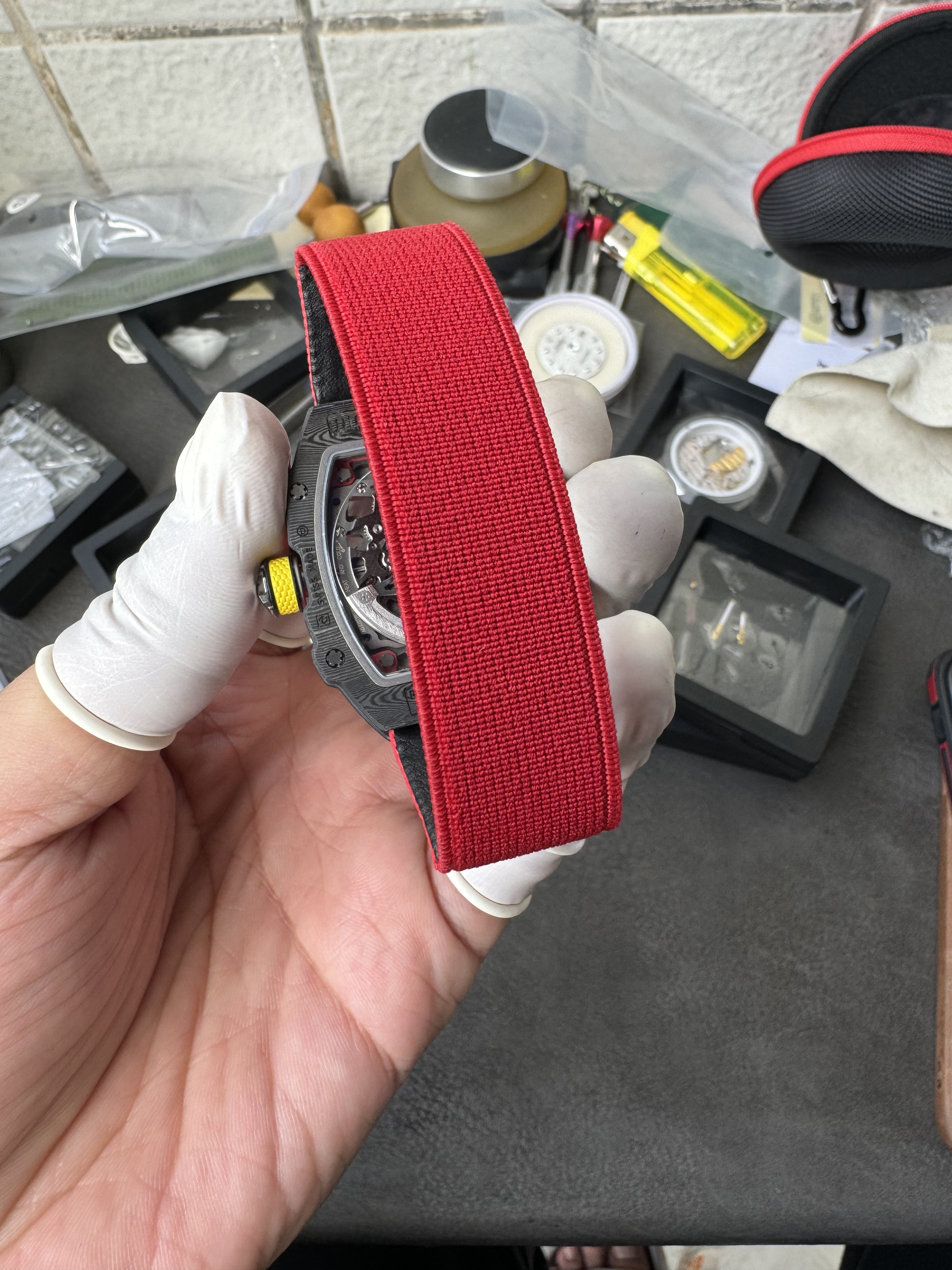 Super Clone 1:1 Richard Mille RM67-02 Alexander Zverev Carbon Red Edition Watches