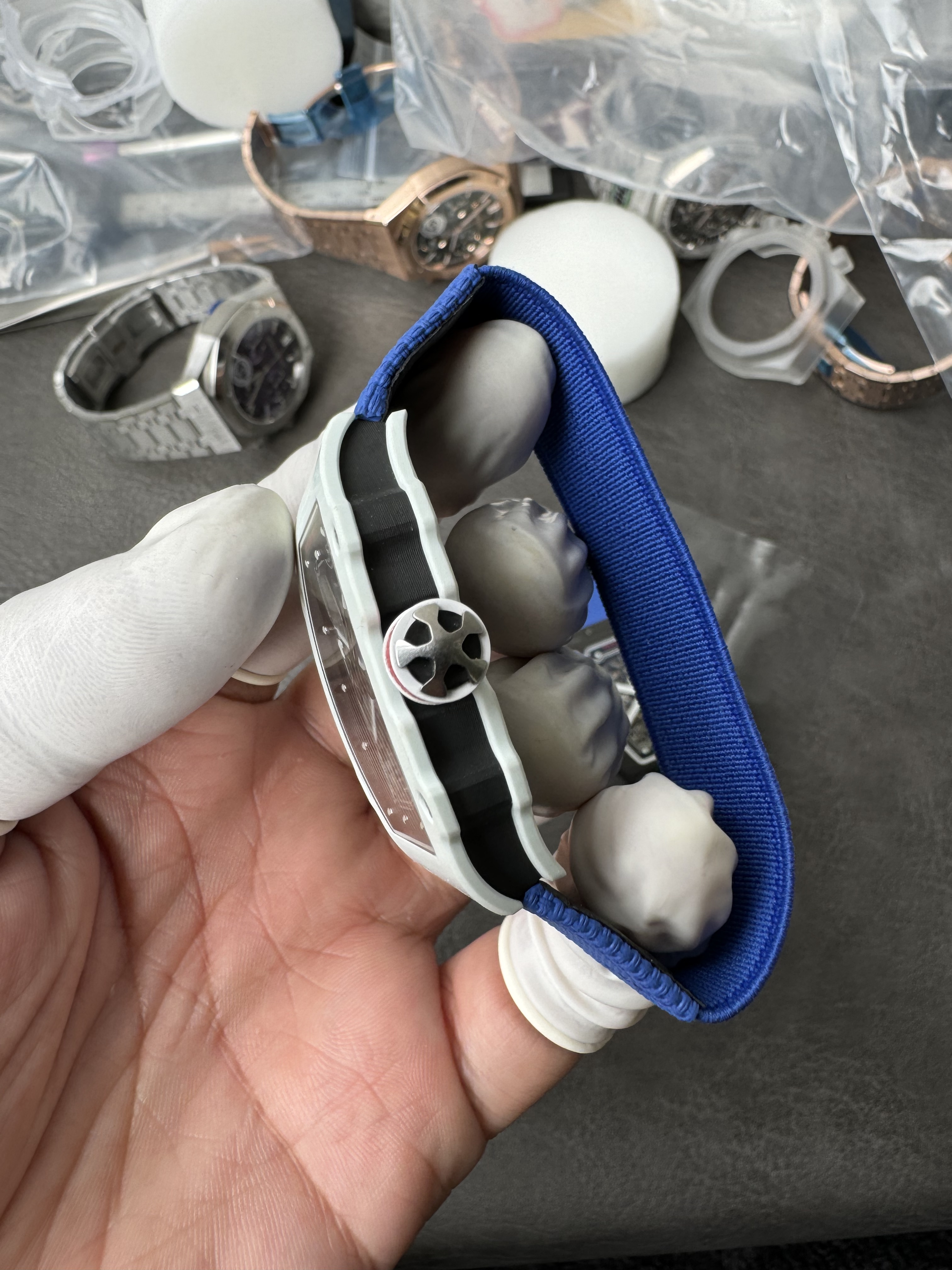 Super Clone Richard Mille 1:1 RM67-02 White Ceramic Racing Driver's Limited Edition｜Alexis Pinturault Co-Branded Ultra-Thin Watch