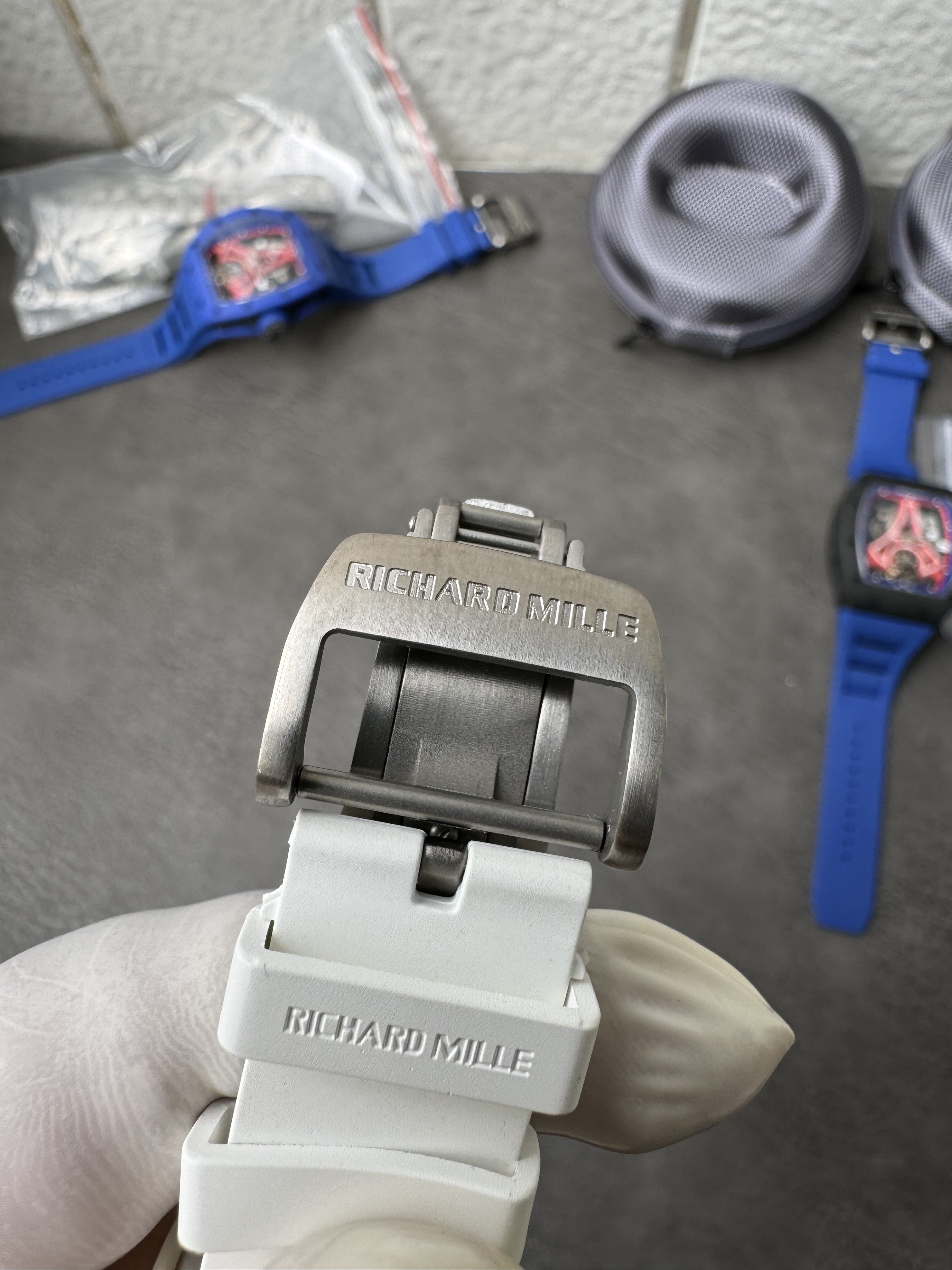 Super Clone 1:1 Richard Mille RM 52-03 Tourbillon “Paris Eiffel Tower” Limited Edition white