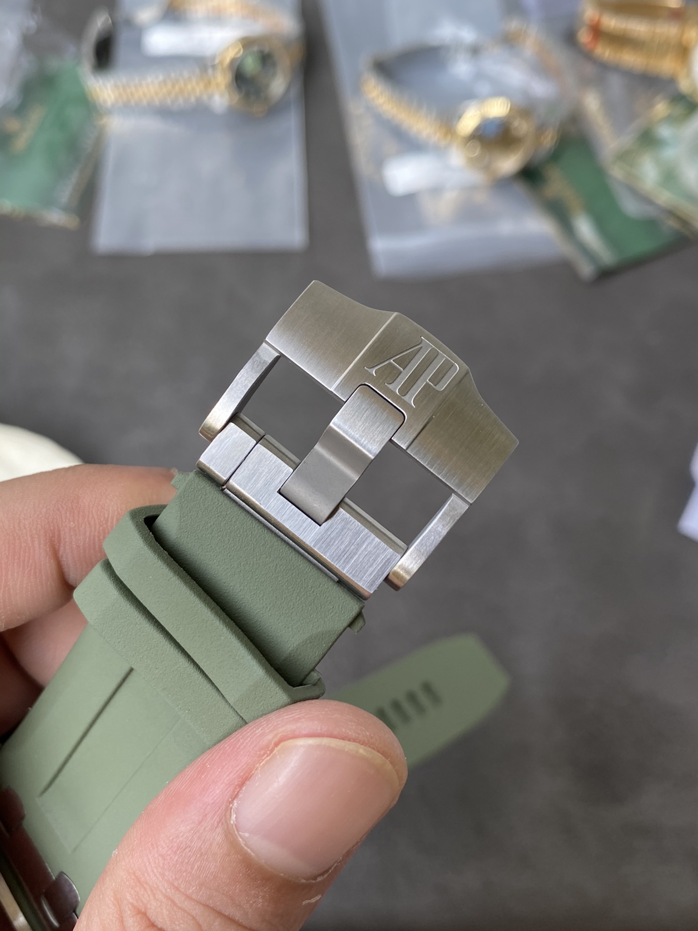 Super Clone Audemars Piguet 1:1 Royal Oak Offshore Diver 15720 Watches – 42mm  Green Dial