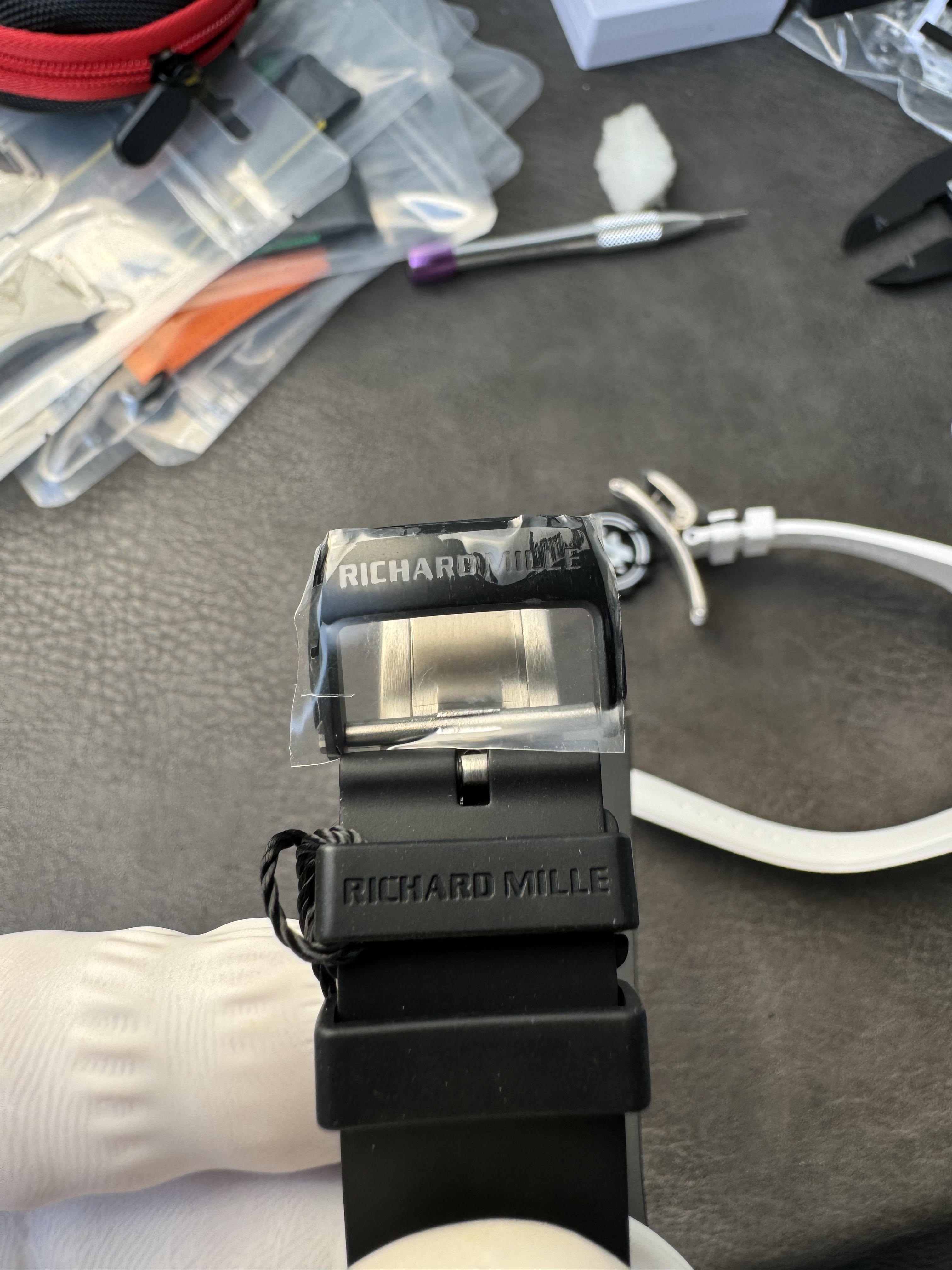 Super Clone Richard Mille 1:1 RM59-01 Tourbillon Yohan Blake Limited Edition – Black Case with Skeleton Dial