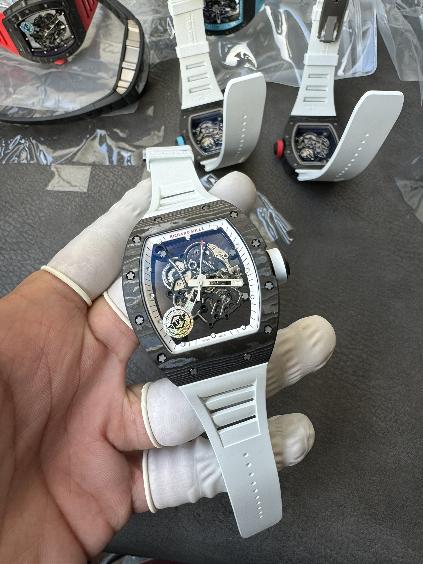 Super Clone Richard Mille 1:1 RM055 Carbon Fibre Custom Integral Movement RMUL2 Ultra Lightweight Highest Edition