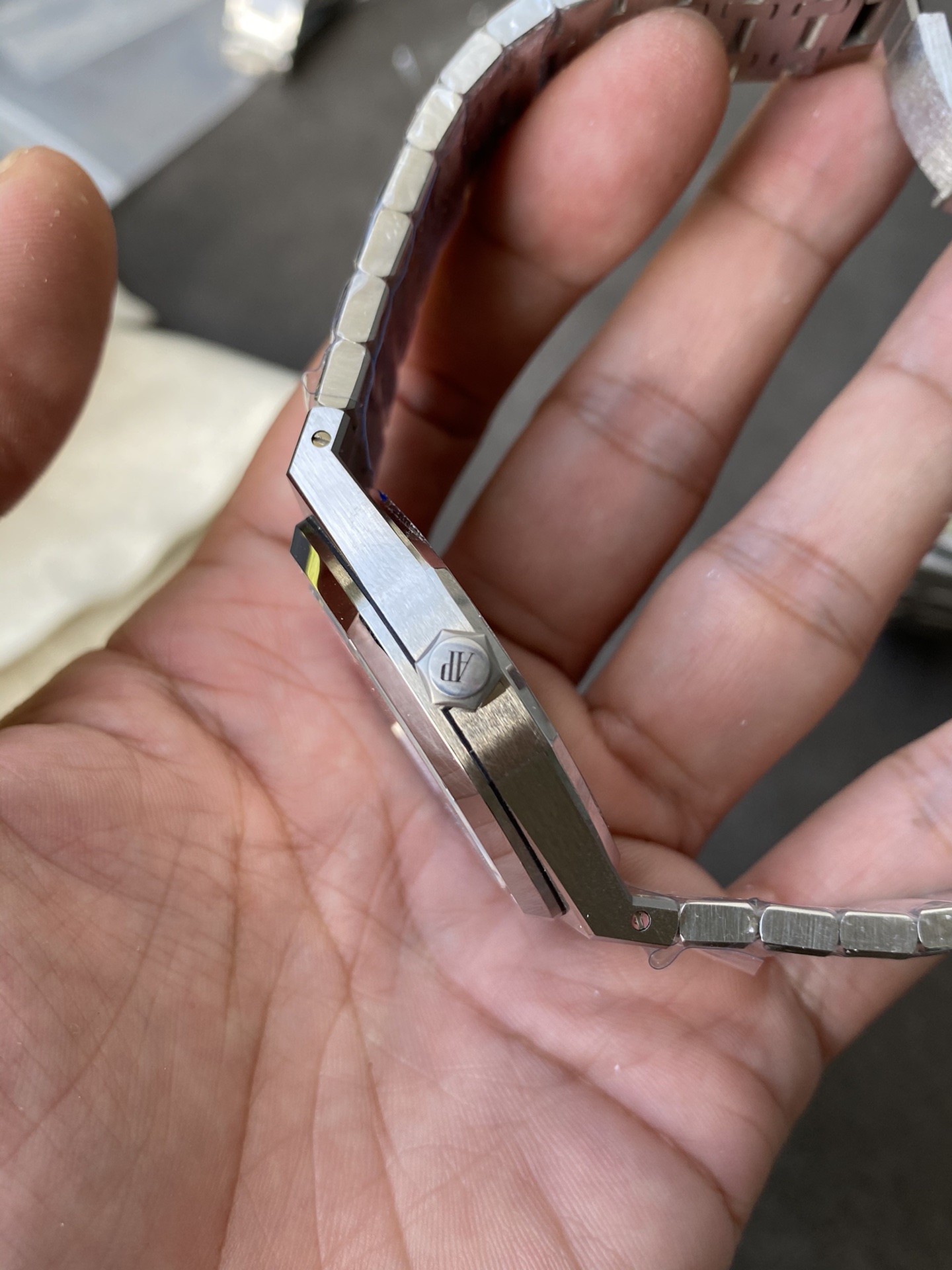 Super Clone Audemars Piguet 1:1 Royal Oak 15400 Watches – 41mm Stainless Steel with CD pattern Dial