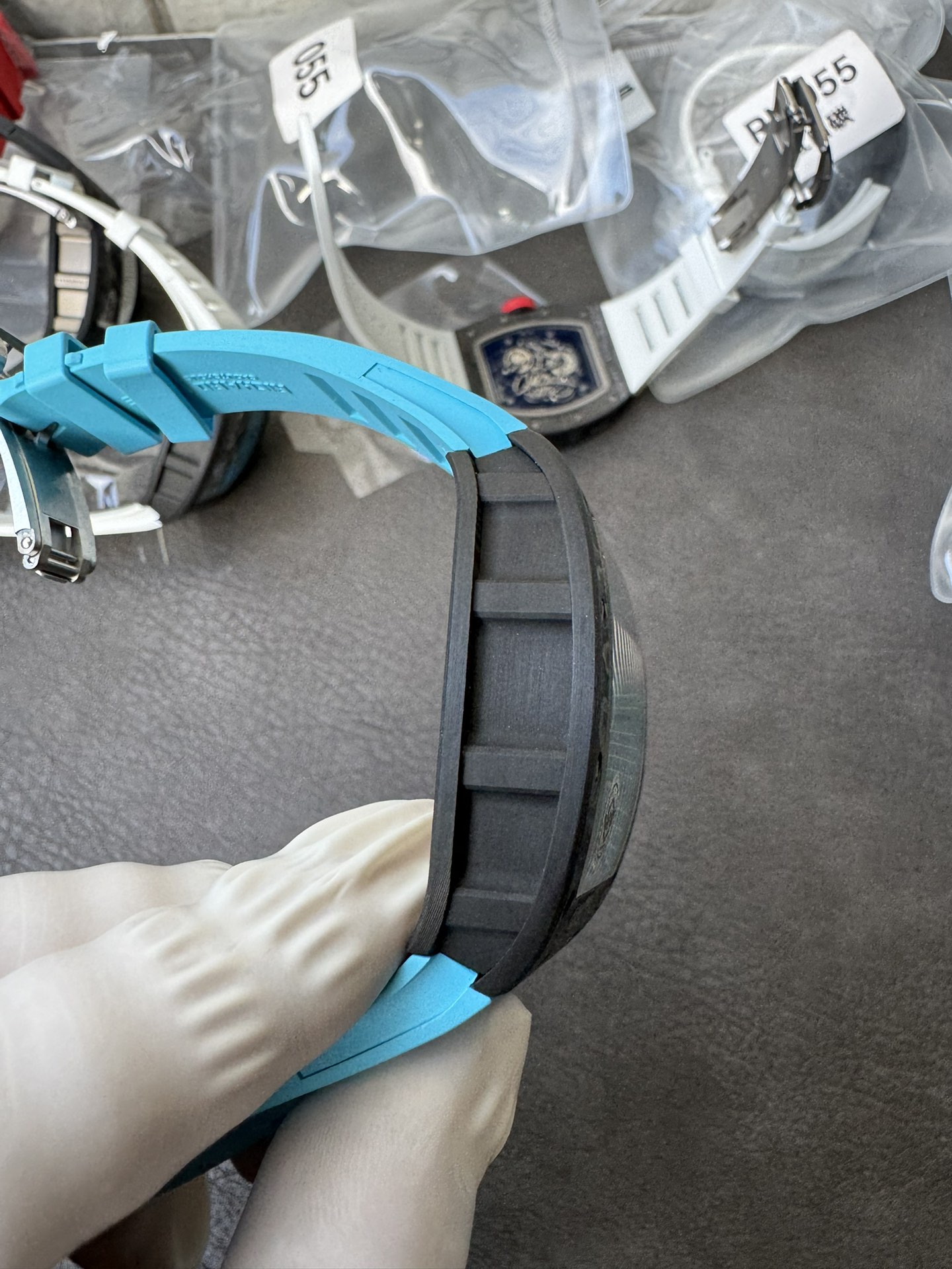 Super Clone Richard Mille 1:1 RM055 Carbon Fibre Custom Integral Movement RMUL2 Ultra Lightweight Highest Edition