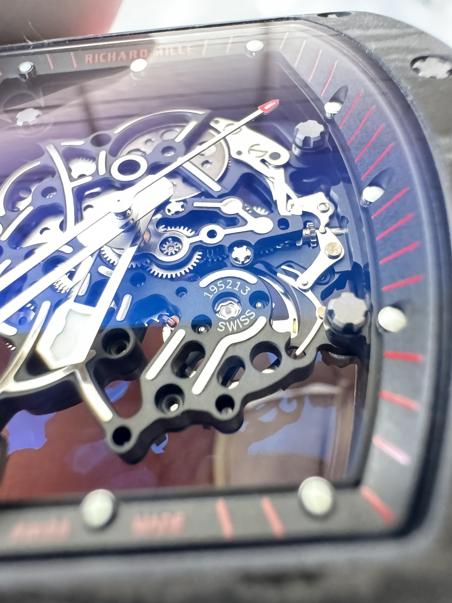 Super Clone Richard Mille 1:1 RM055 Carbon Fibre Custom Integral Movement RMUL2 Ultra Lightweight Highest Edition