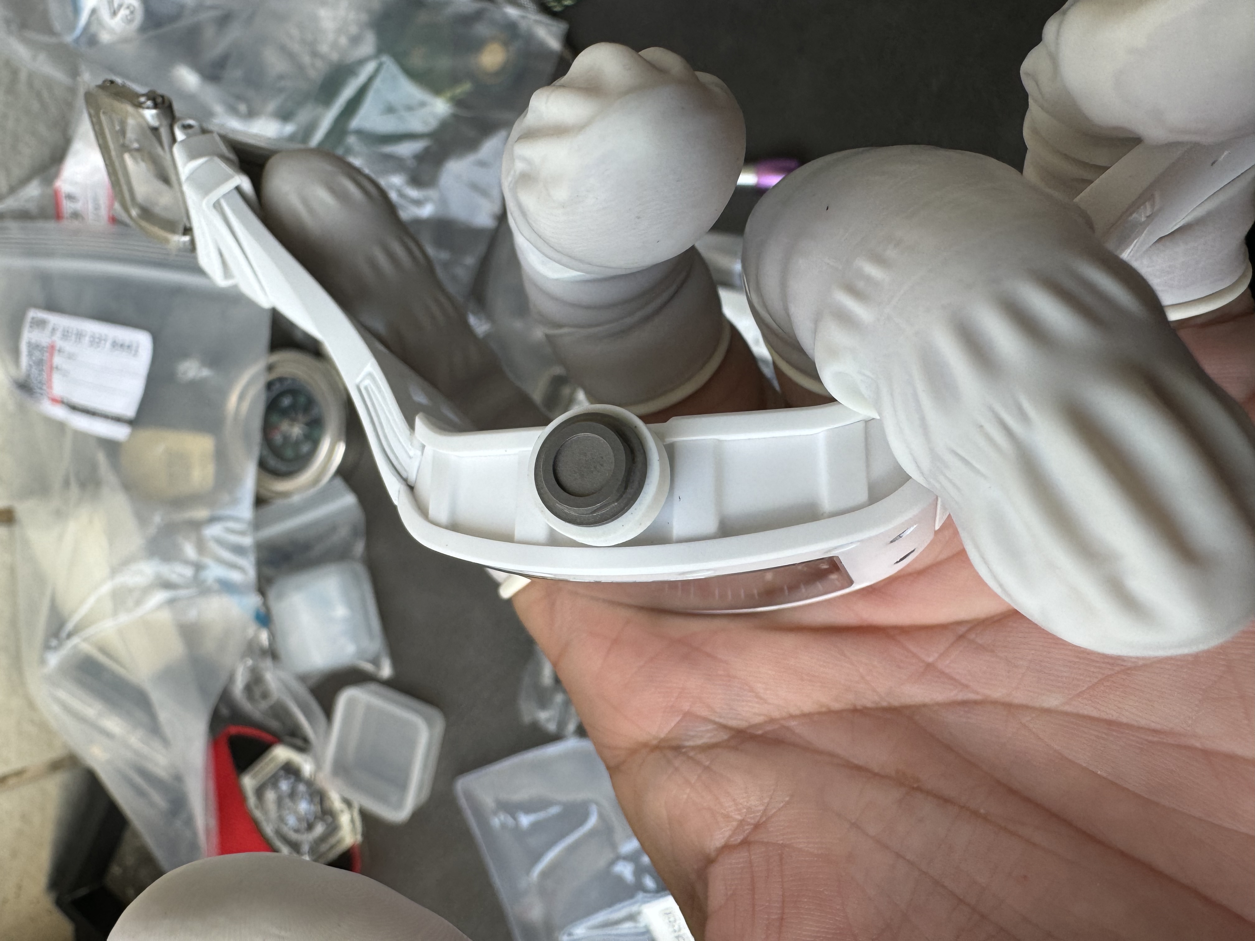 Super Clone Richard Mille 1:1 RM055 White Ceramic Shark Fin Strap